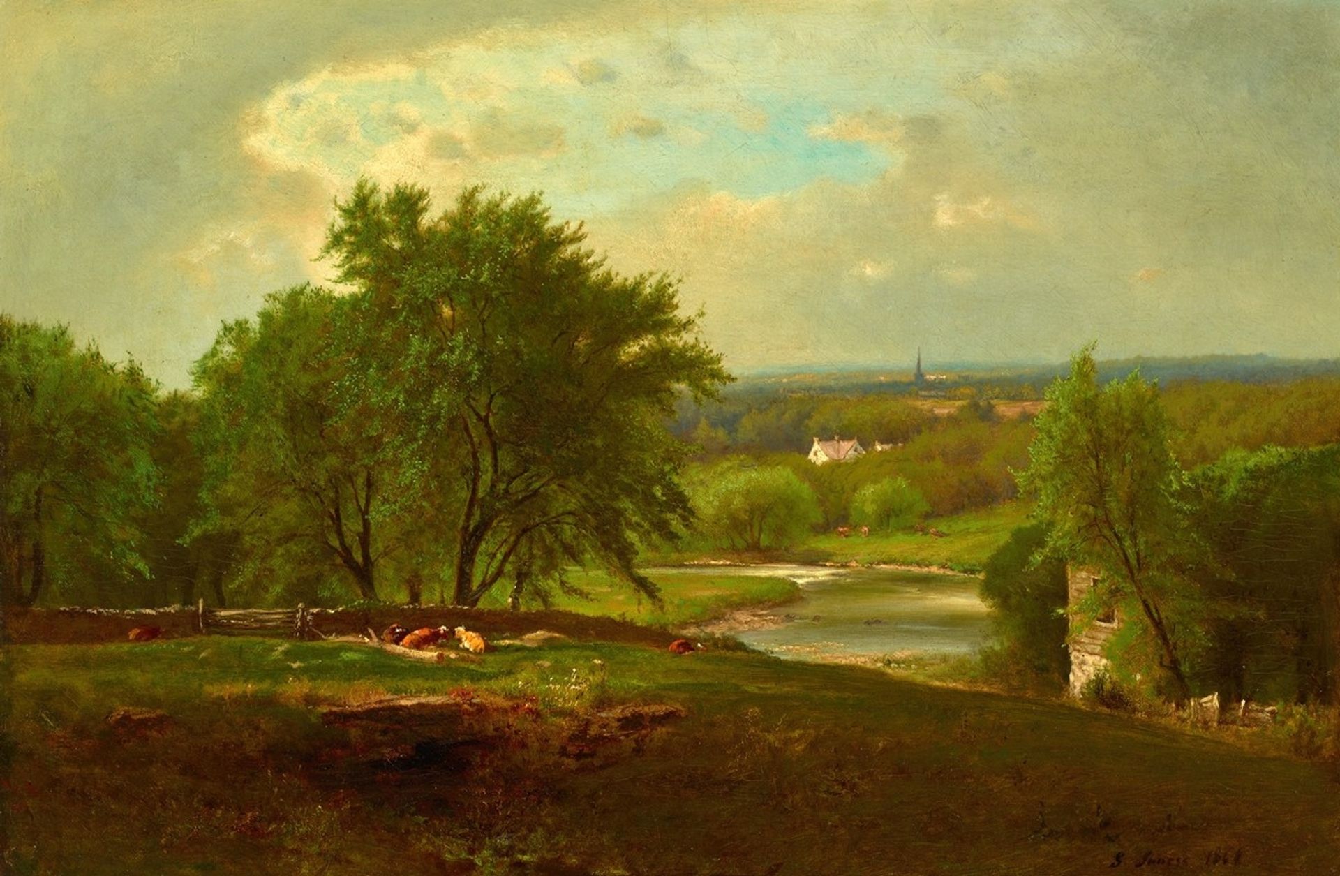 Englewood, New Jersey by George Inness
