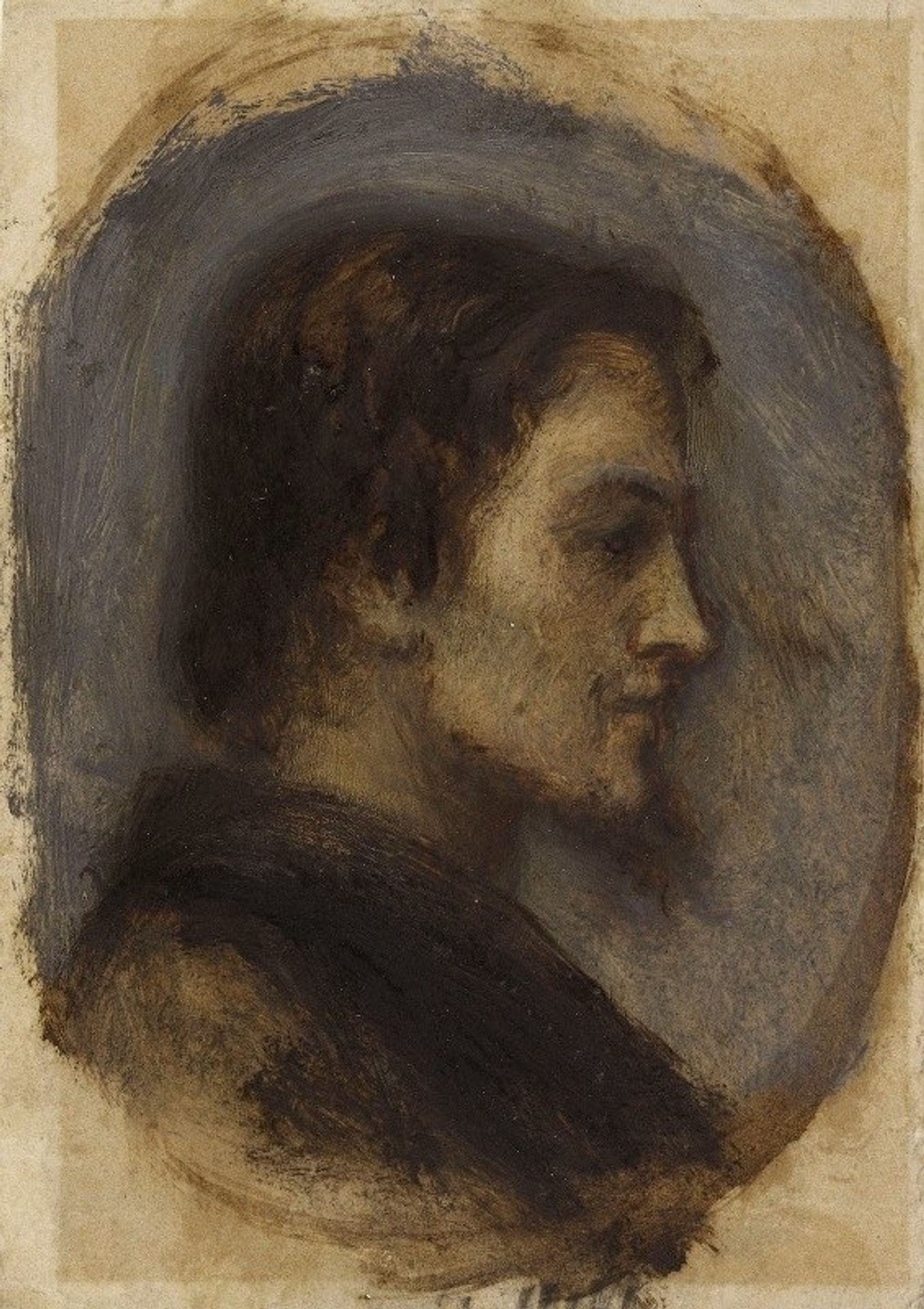 Tête d’homme by Narcisse-Virgilio Diaz