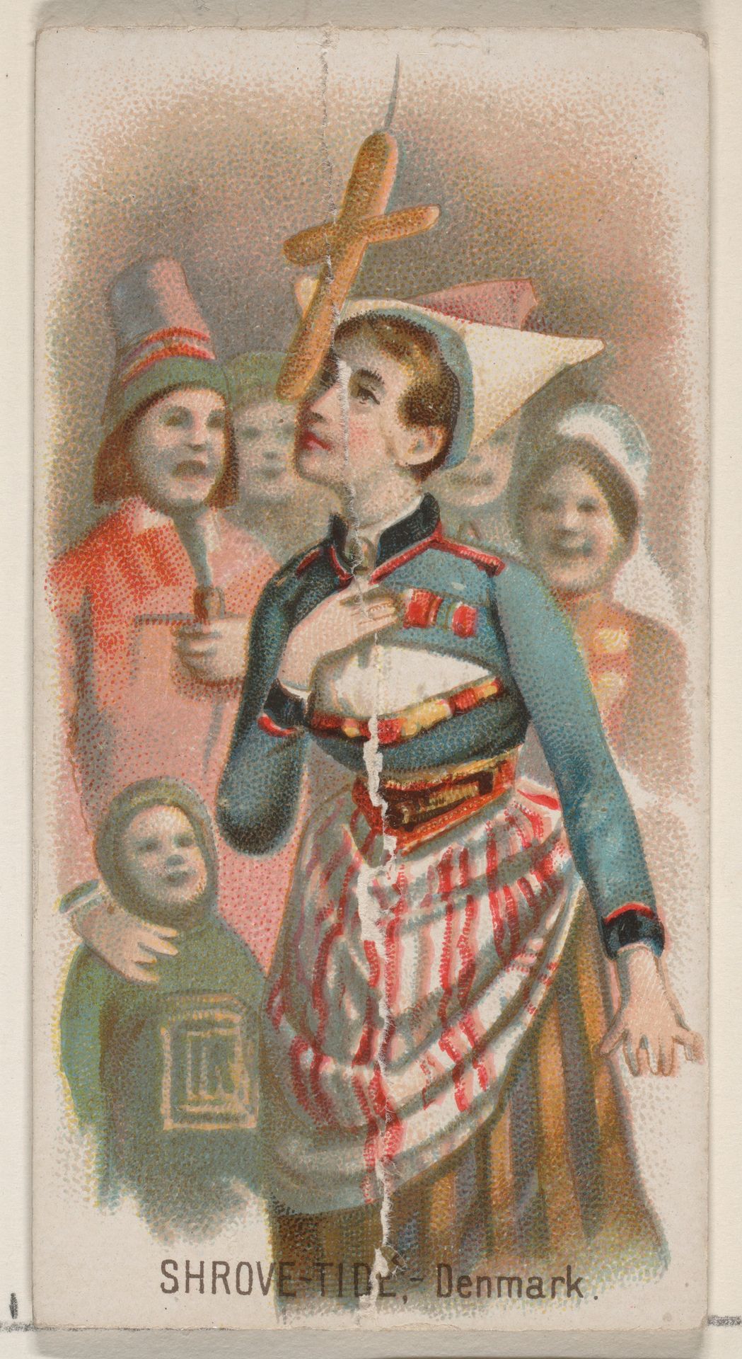 Shrove-Tide, Denmark, from the Holidays series (N80) for Duke brand cigarettes by W. Duke, Sons & Co.