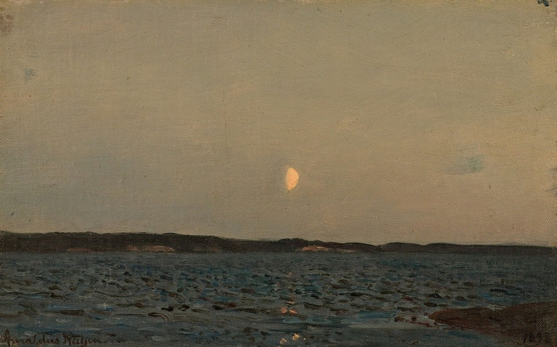 Fjordstudie by Amaldus Nielsen