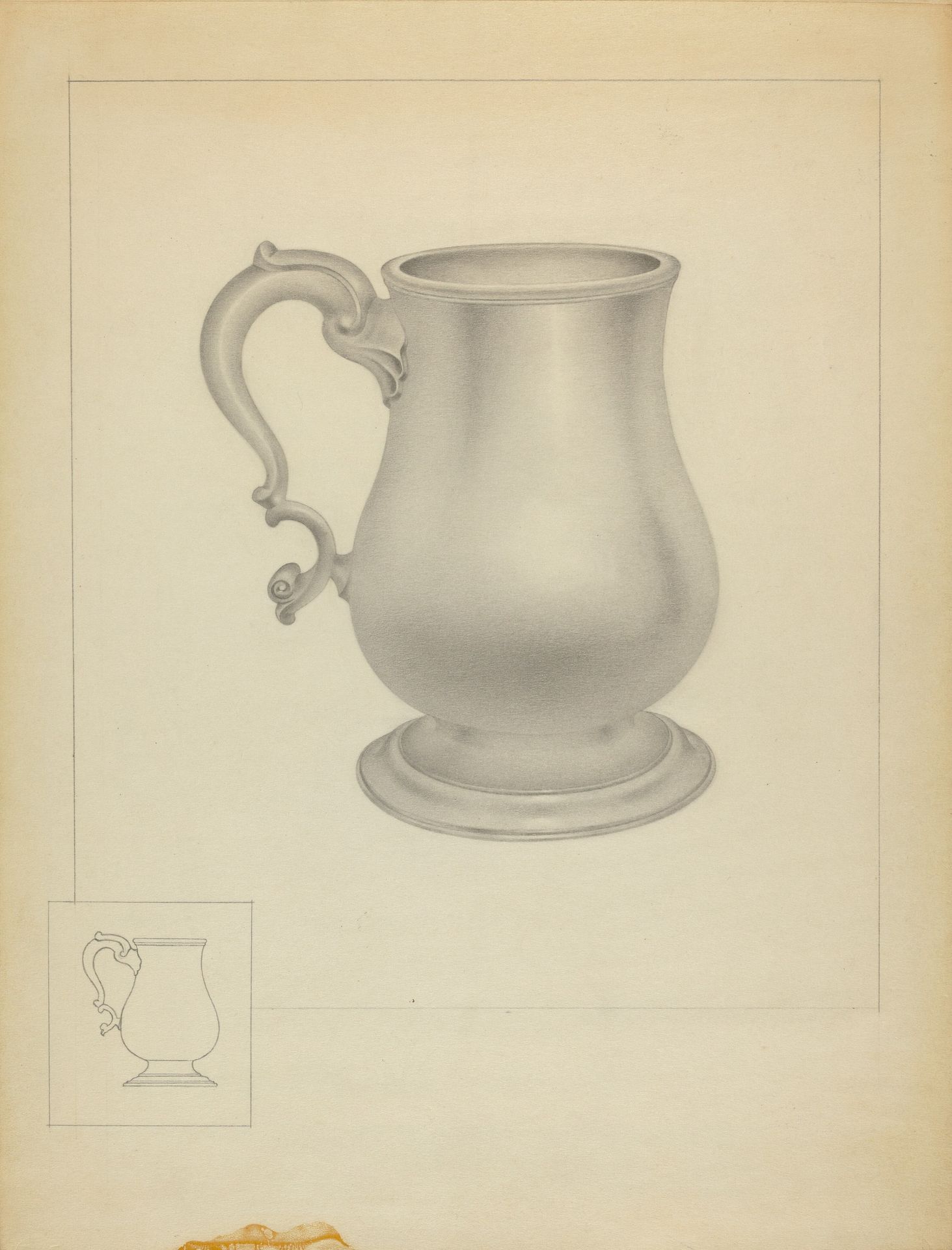 Silver Mug by Isidore Steinberg
