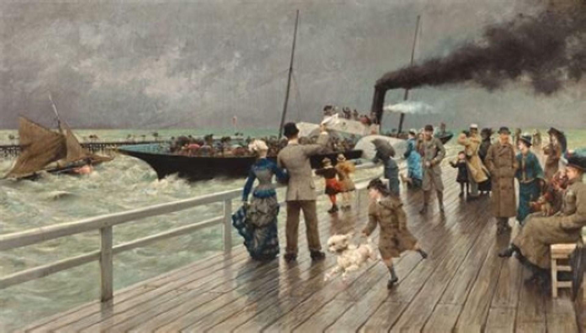 The farewell by Maurice Poirson