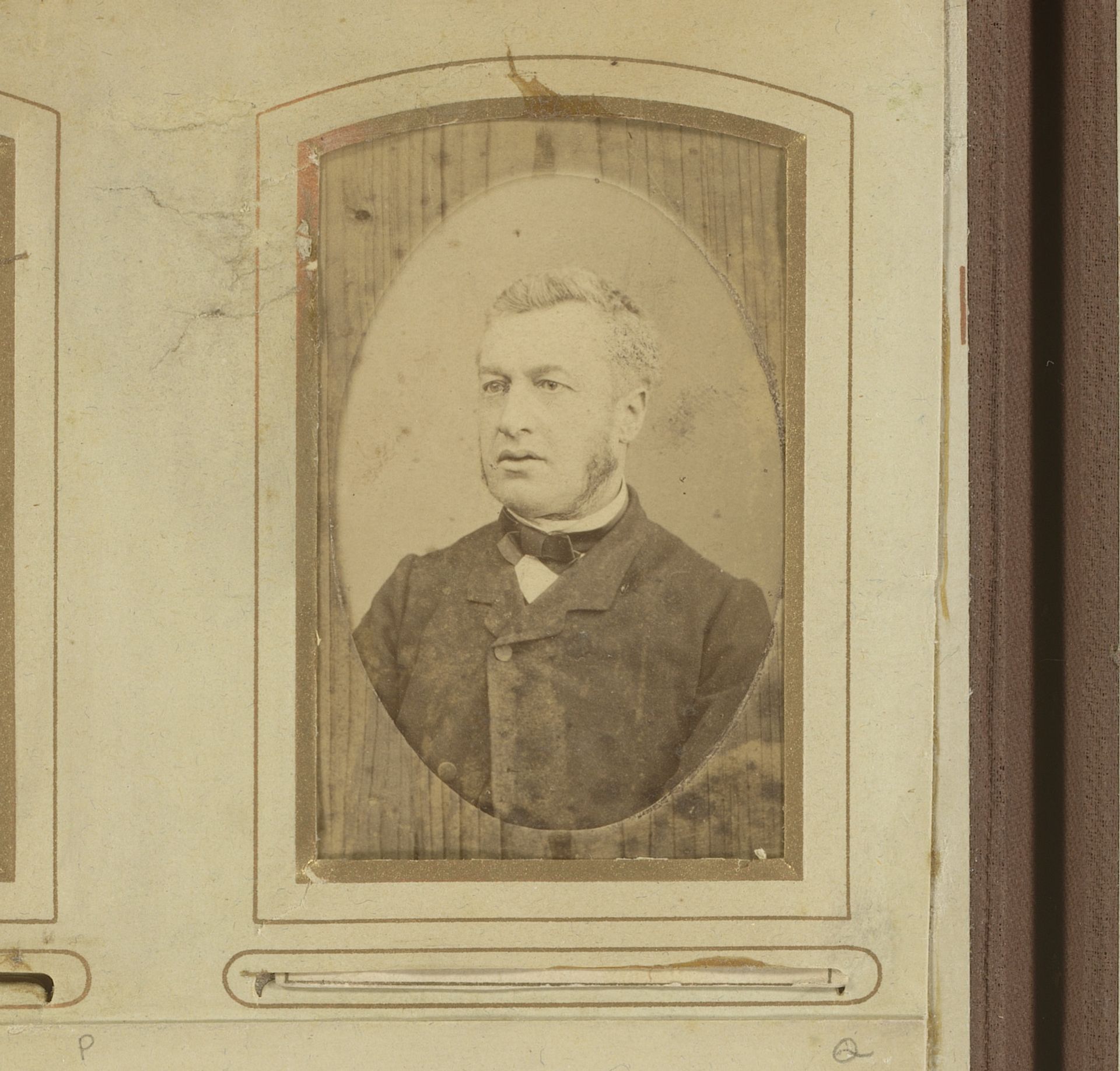 Portret van een man by Carl Philip Wollrabe