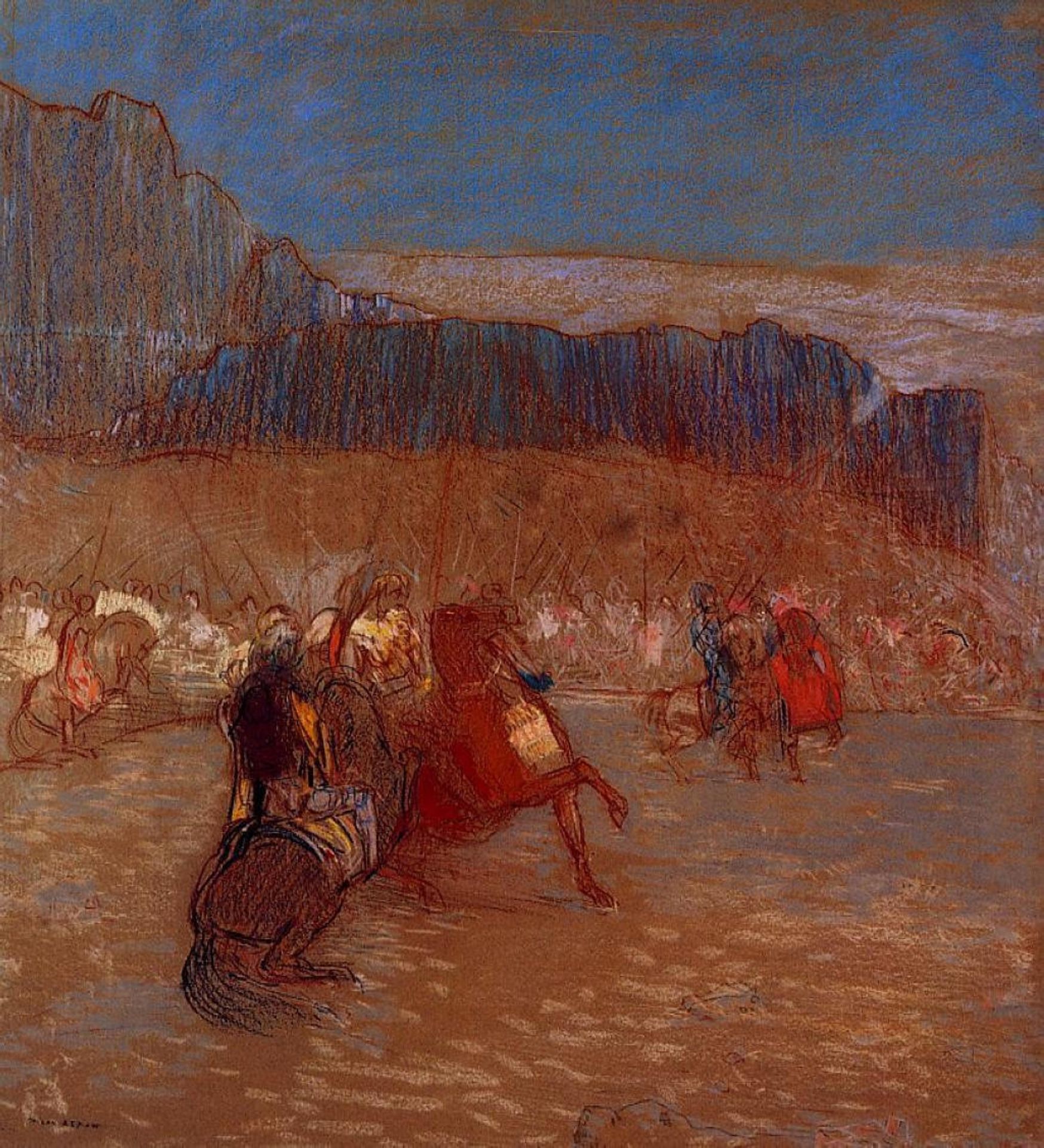 Sketch by Odilon Redon
