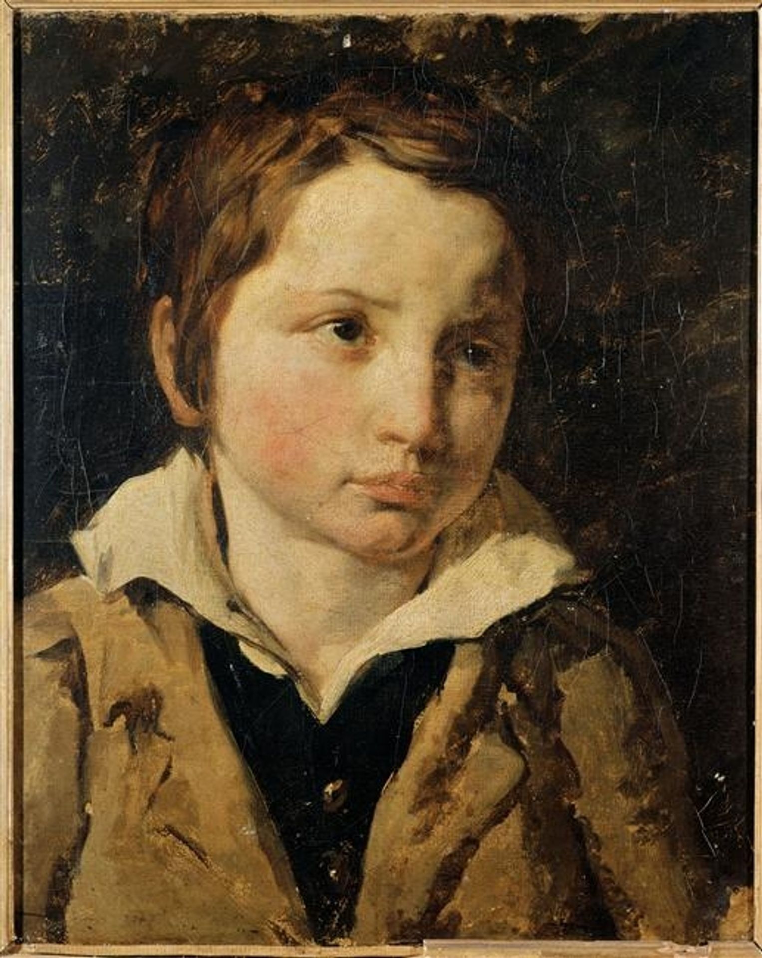 Portrait of young boy, probably Olivier Bro by Théodore Géricault