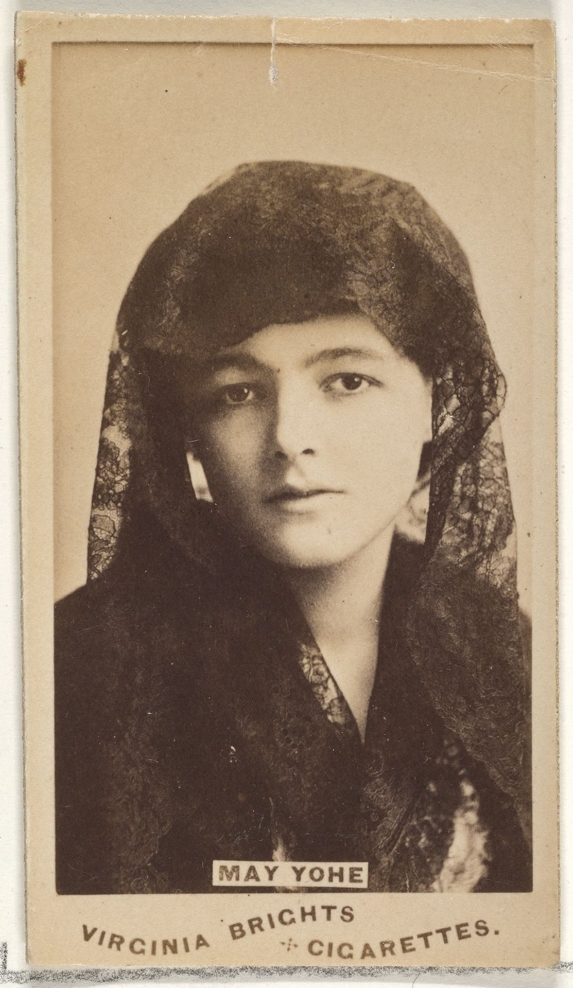 May Yohe, from the Actors and Actresses series (N45, Type 1) for Virginia Brights Cigarettes by Allen & Ginter
