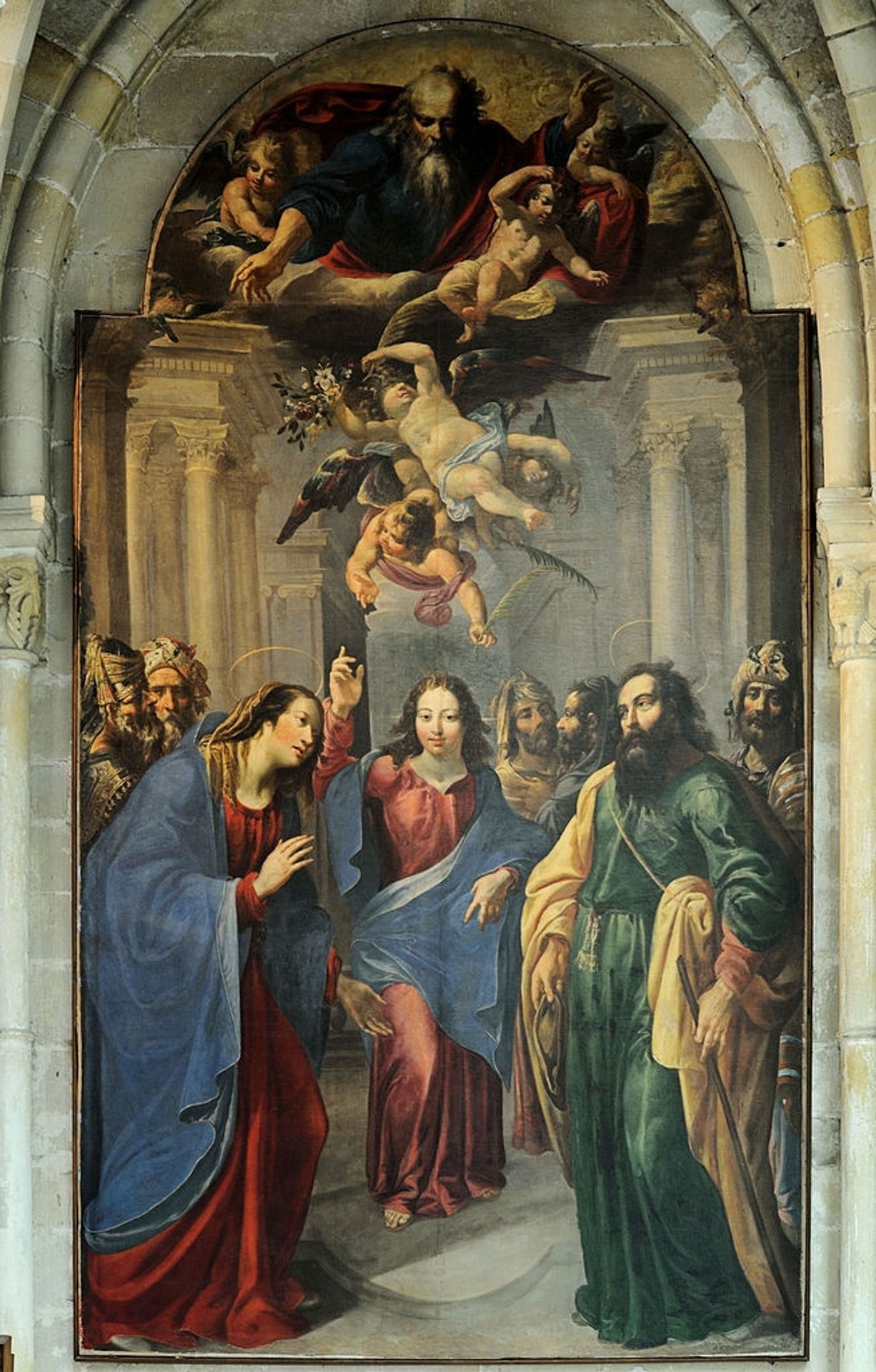 Jésus Au Temple by Georges Lallemand