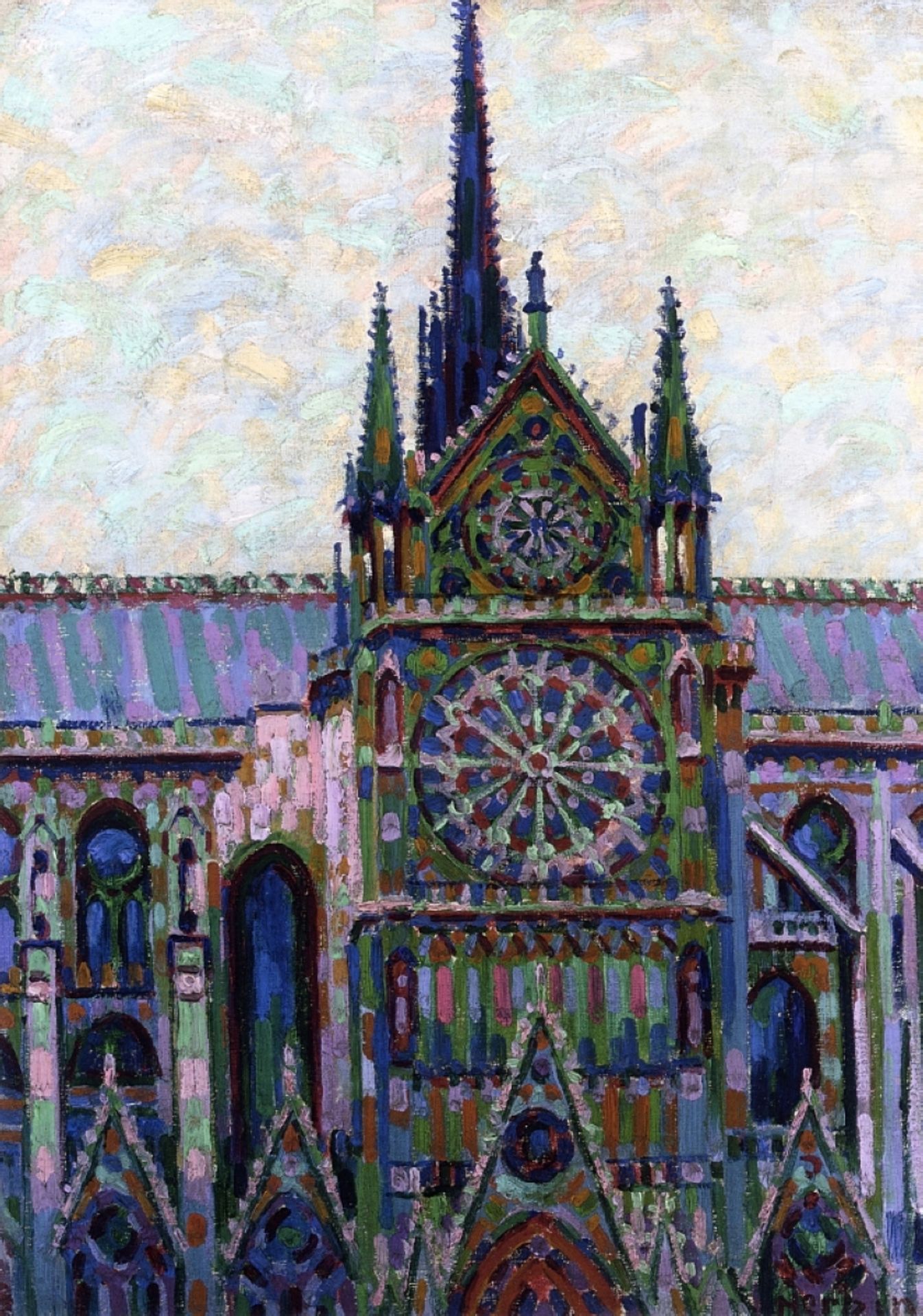 Notre Dame de Paris by Auguste Herbin