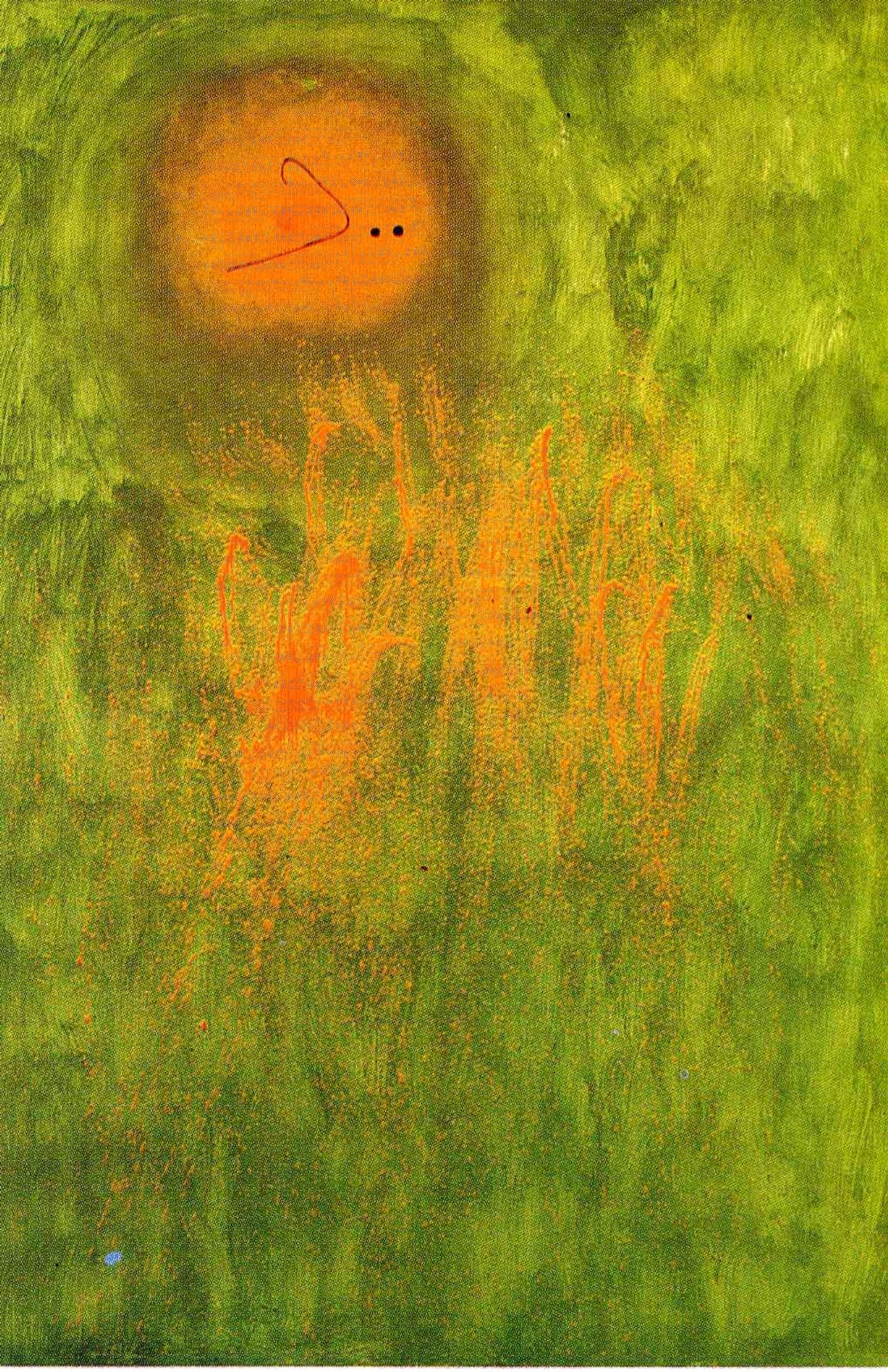 Hair Pursued by 2 Planets by Joan Miró