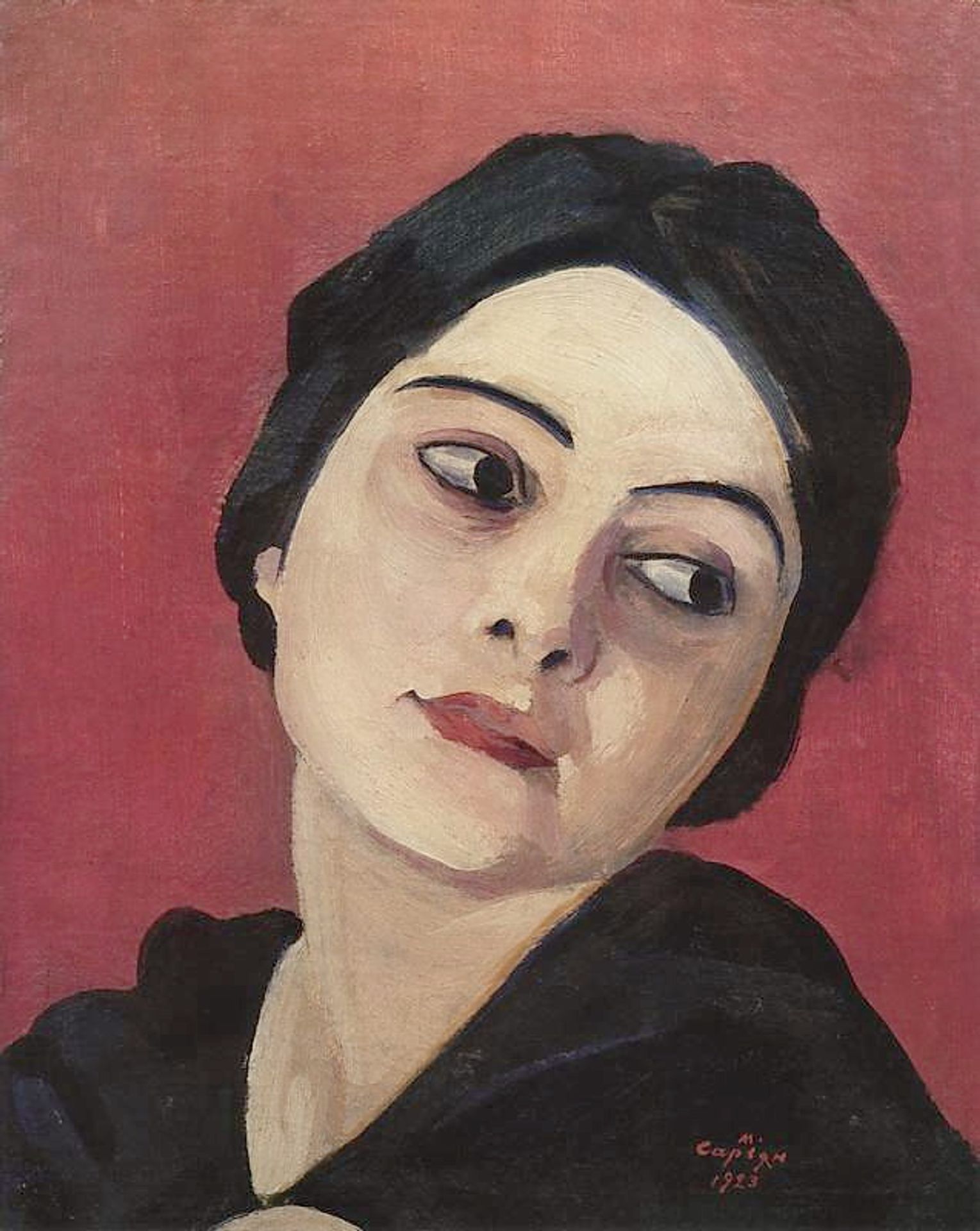 Head of the girl by Martiros Sarian