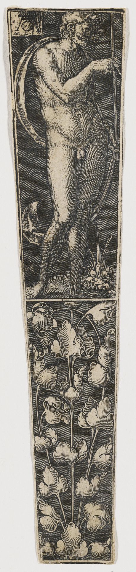 Sheath Design with Nude Man by Heinrich Aldegrever