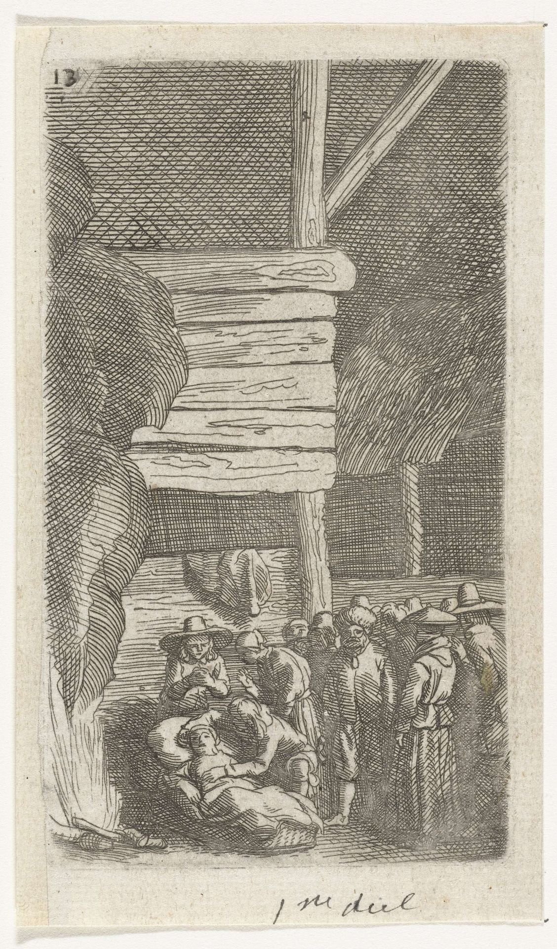 Stervende vrouw by Samuel van Hoogstraten