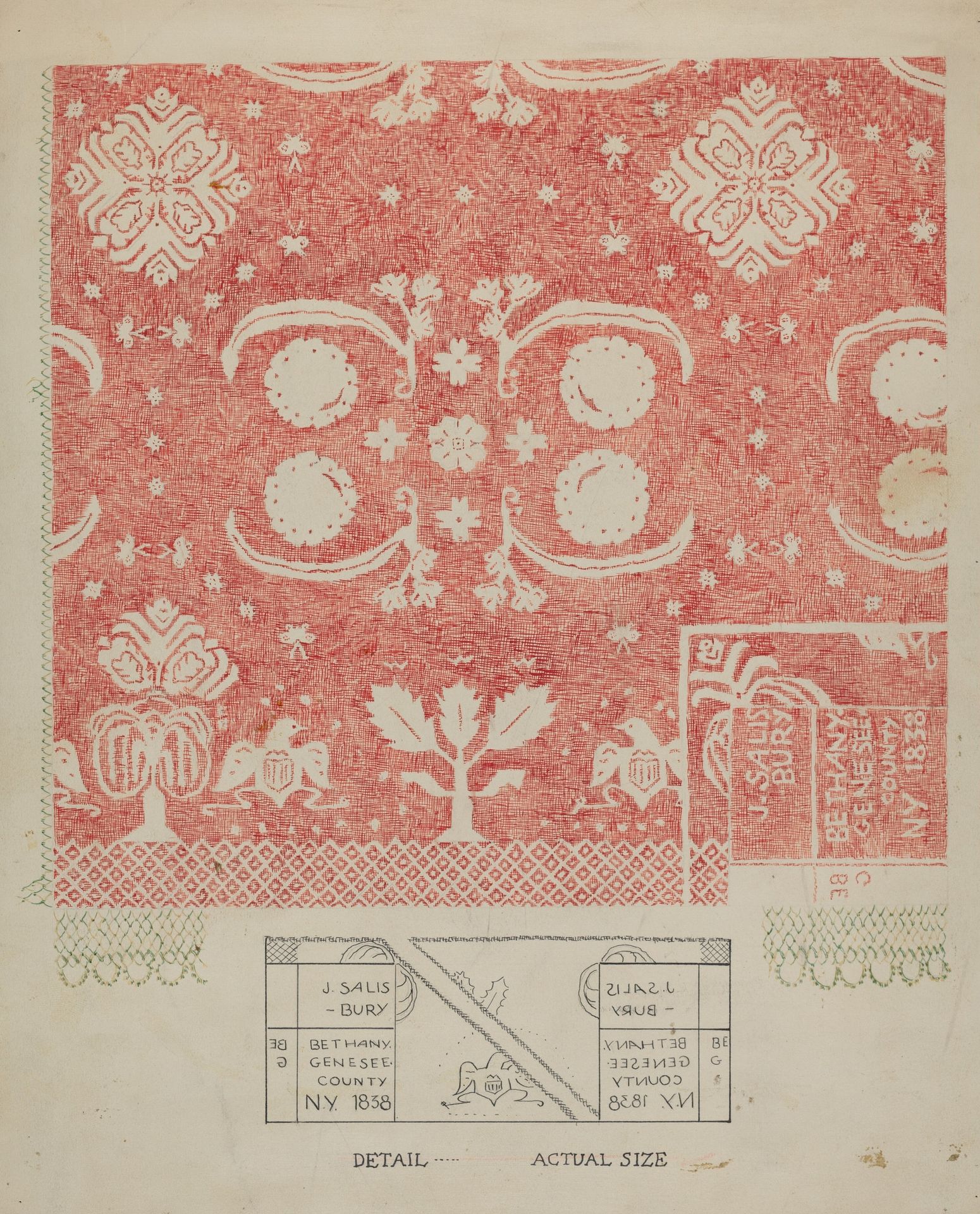 Hooked Rug by Lillian M. Mosseller