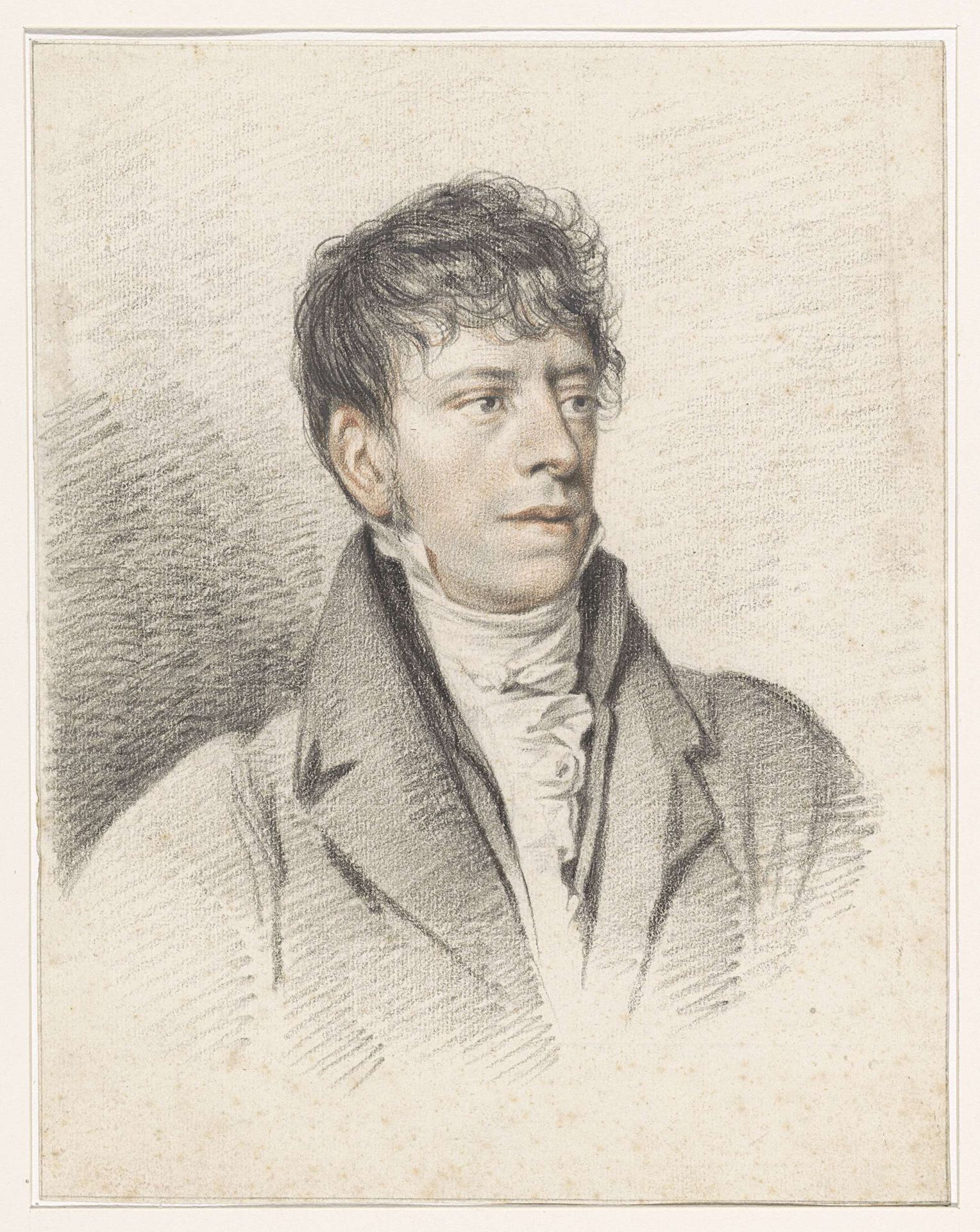 Portret van Jan Hulswit by Jean Augustin Daiwaille
