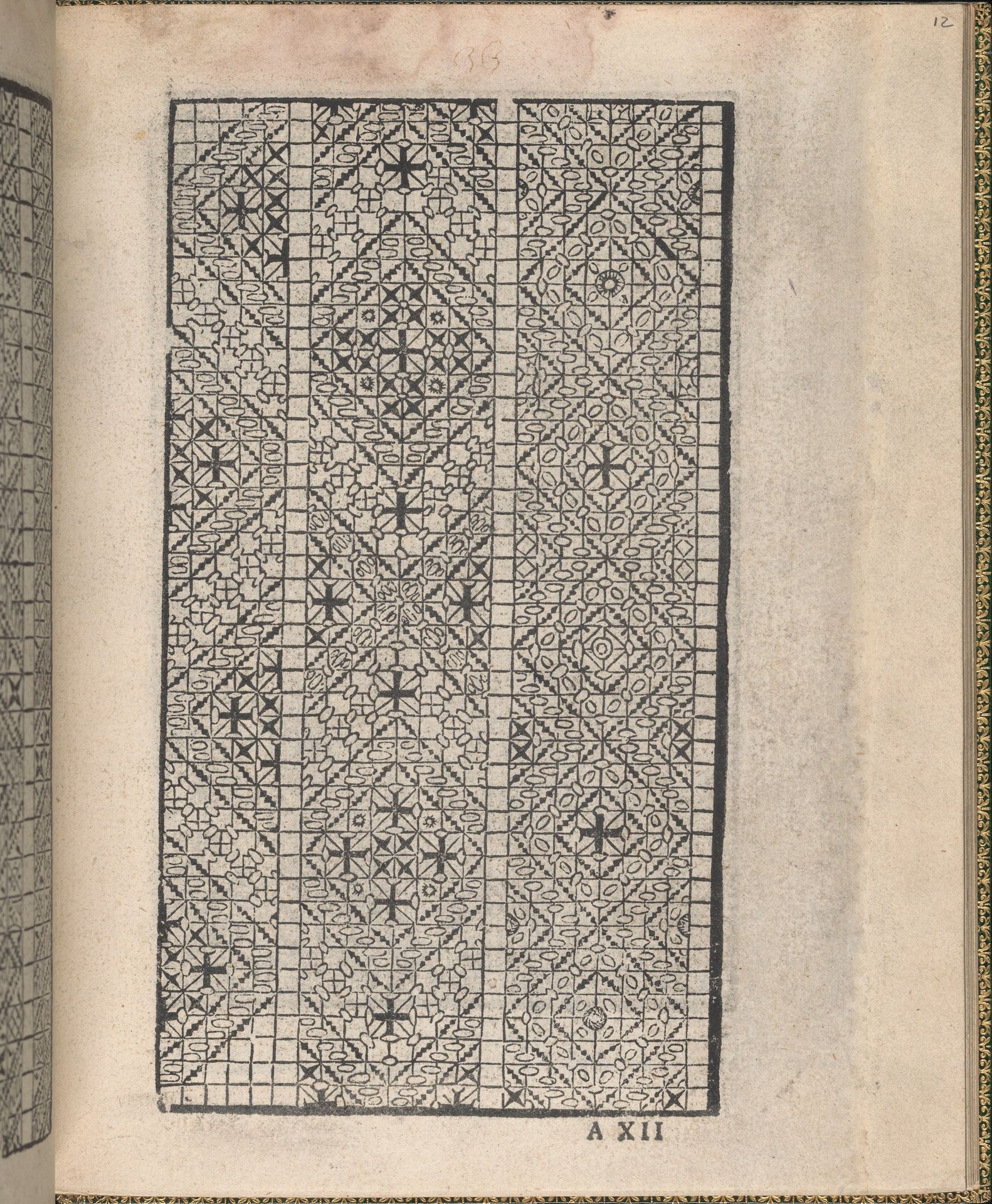 Ornamento delle belle & virtuose donne, page 7 (recto) by Matteo Pagano