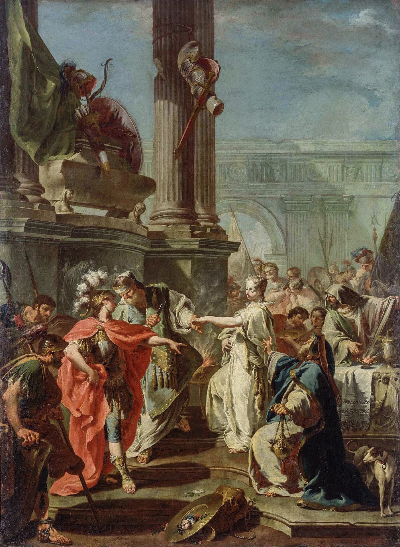 Sacrificio Di Polissena by Giambattista Pittoni