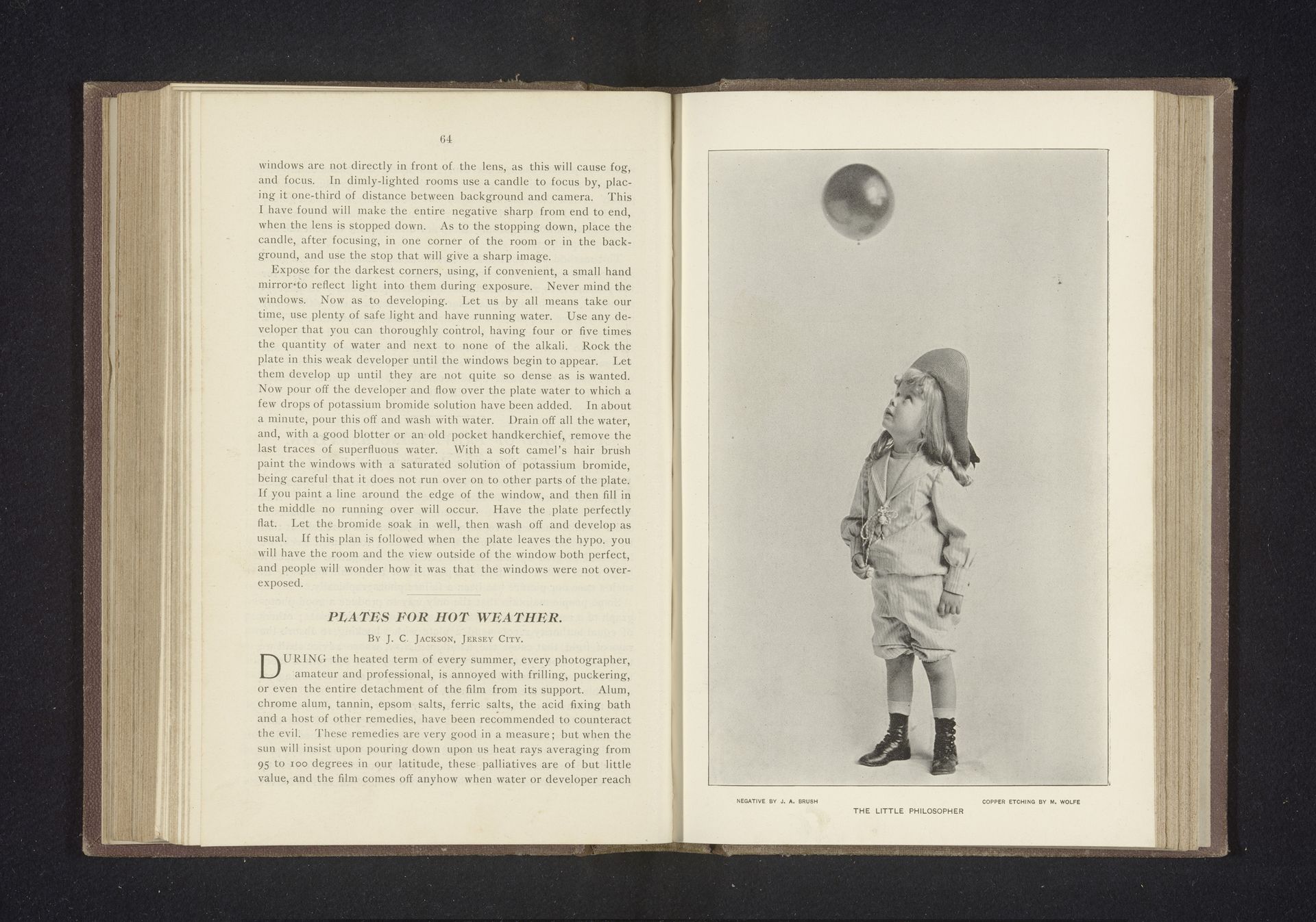 The little philosopher by J.A. Brush