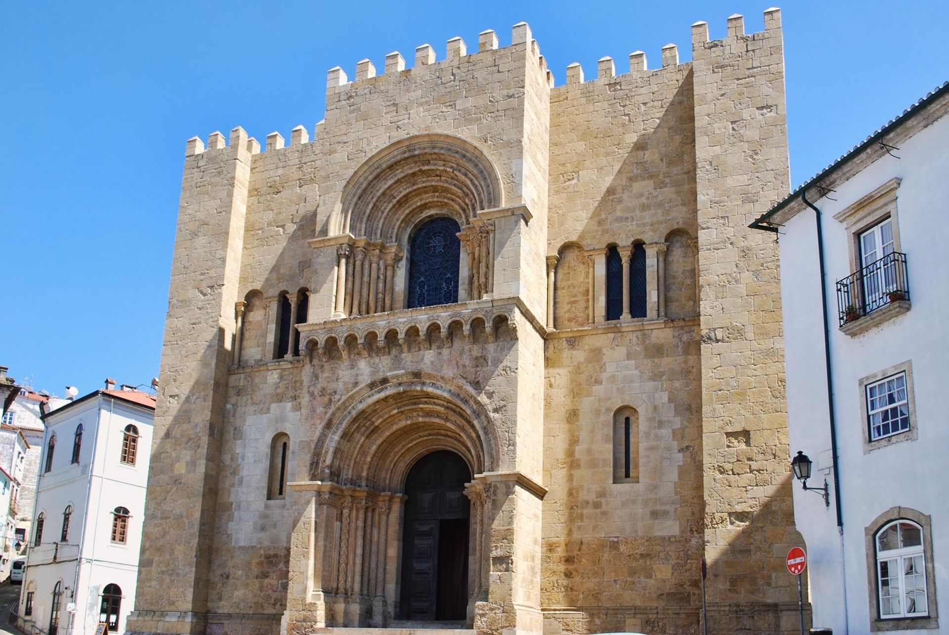 Old Cathedral of Coimbra by Romanesque Architecture