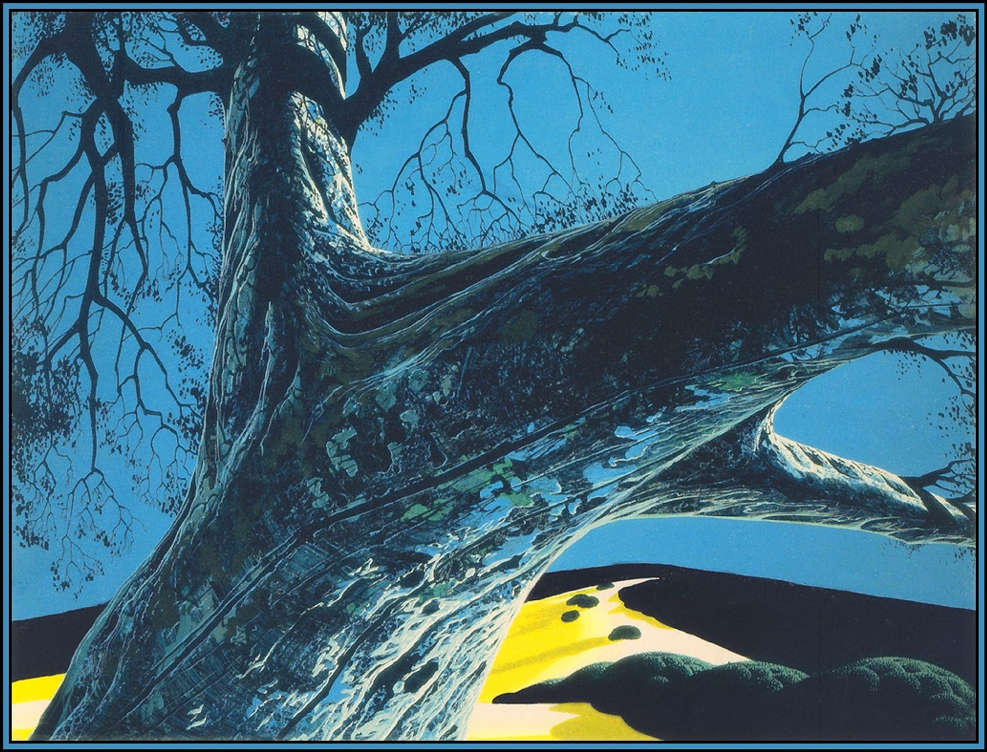 Distant Meadow by Eyvind Earle