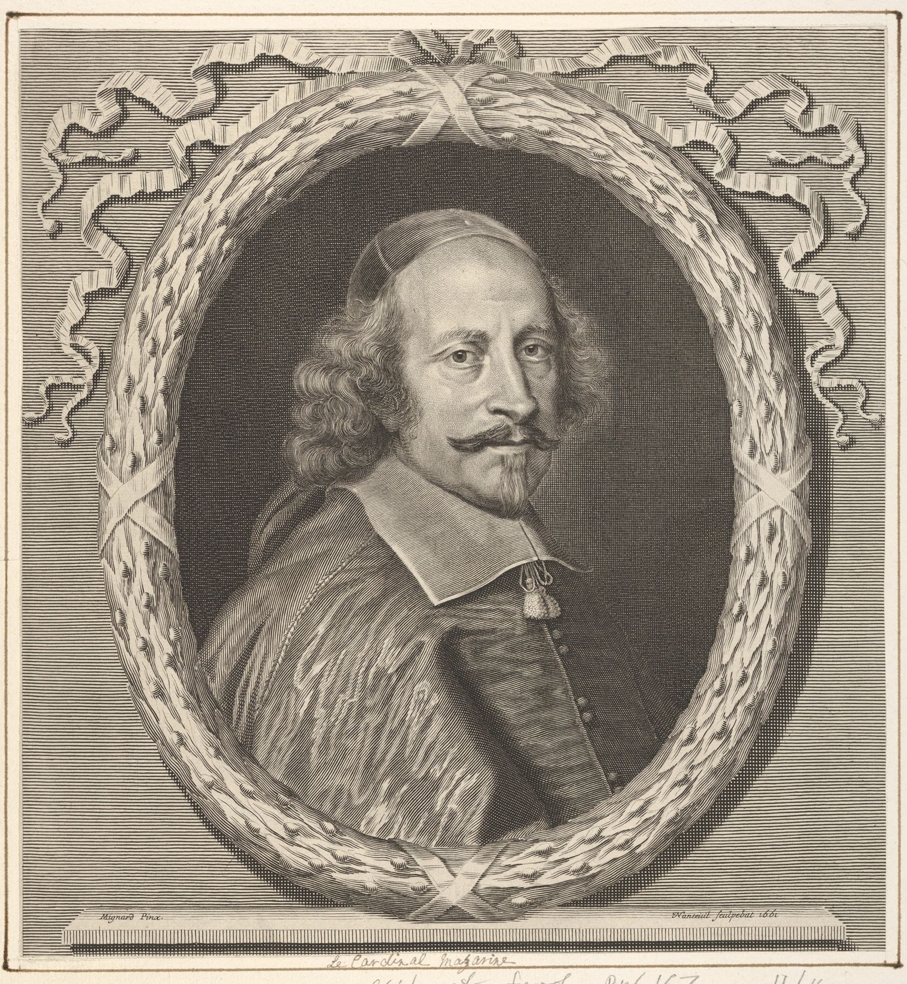Cardinal Jules Mazarin by Robert Nanteuil