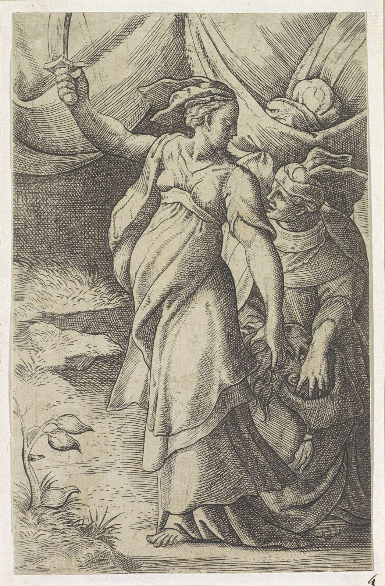 Judit met het hoofd van Holofernes by Anonymous