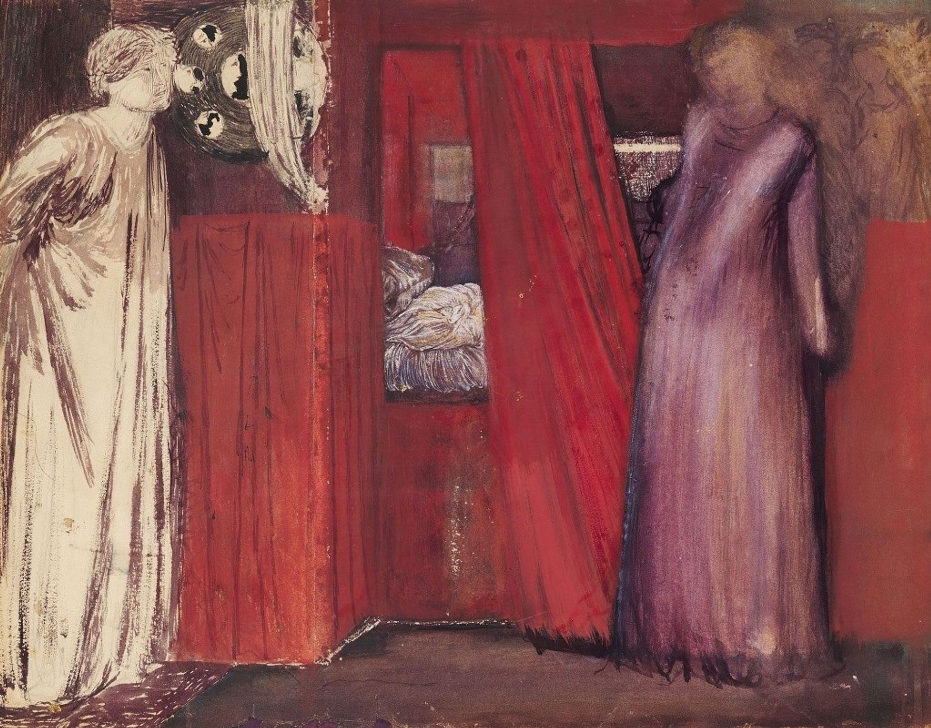 Fair Rosamund and Queen Eleanor by Edward Burne-Jones