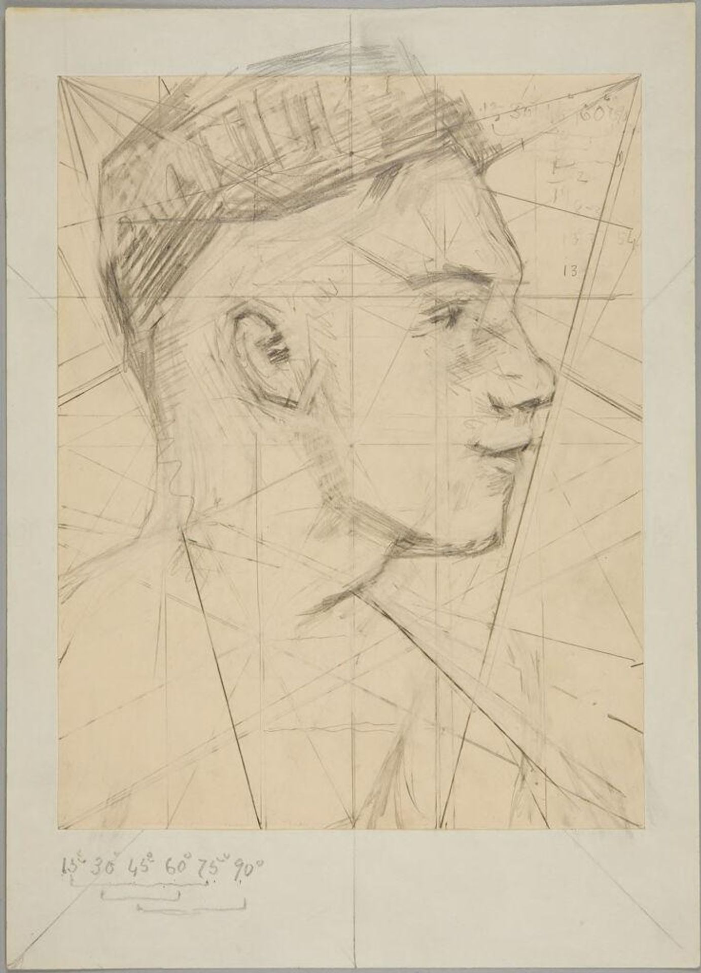 Male Profile Head by Denman Waldo Ross