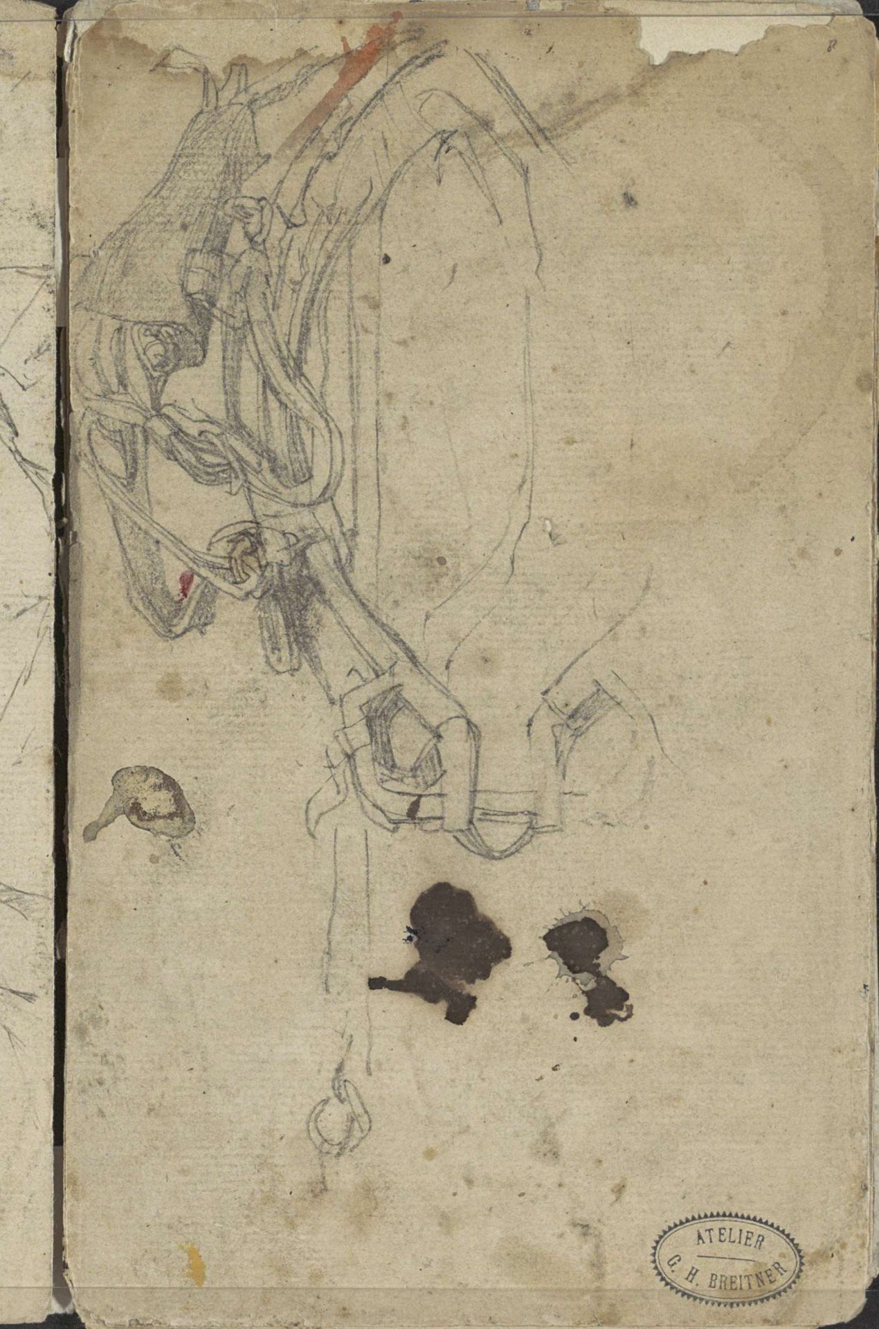 Paardentuig by George Hendrik Breitner