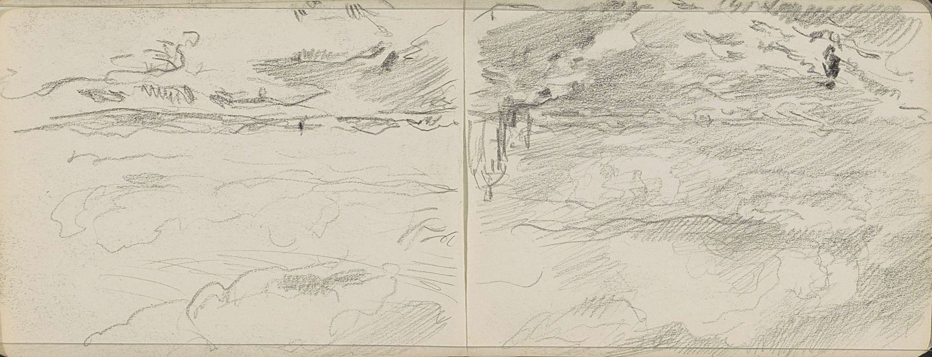 Duinlandschap, mogelijk met de watertoren te Scheveningen by Johan Antonie de Jonge