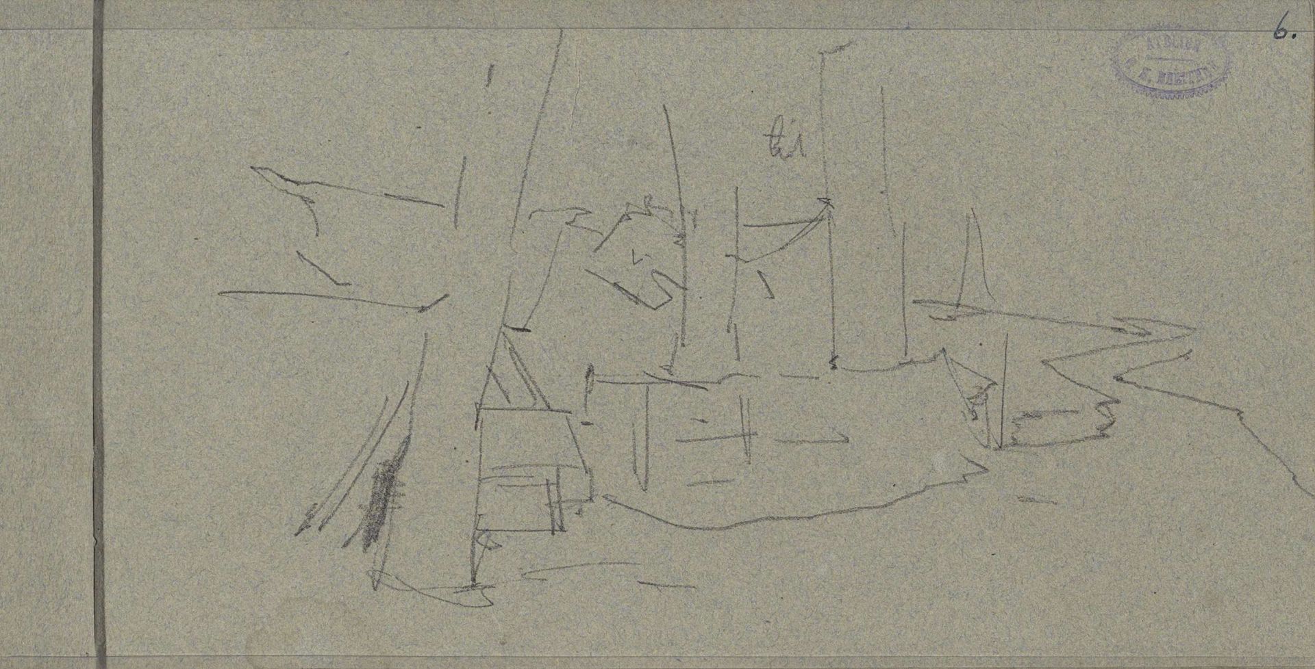 Landschap met bebouwing by George Hendrik Breitner