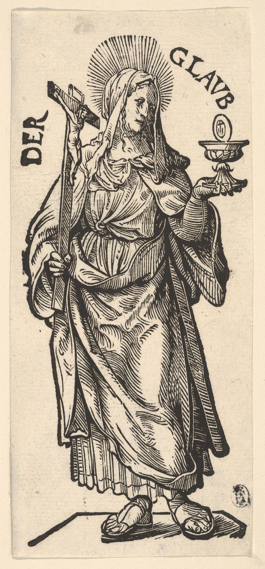 Faith (Der Glaub), from The Seven Virtues by Hans Burgkmair