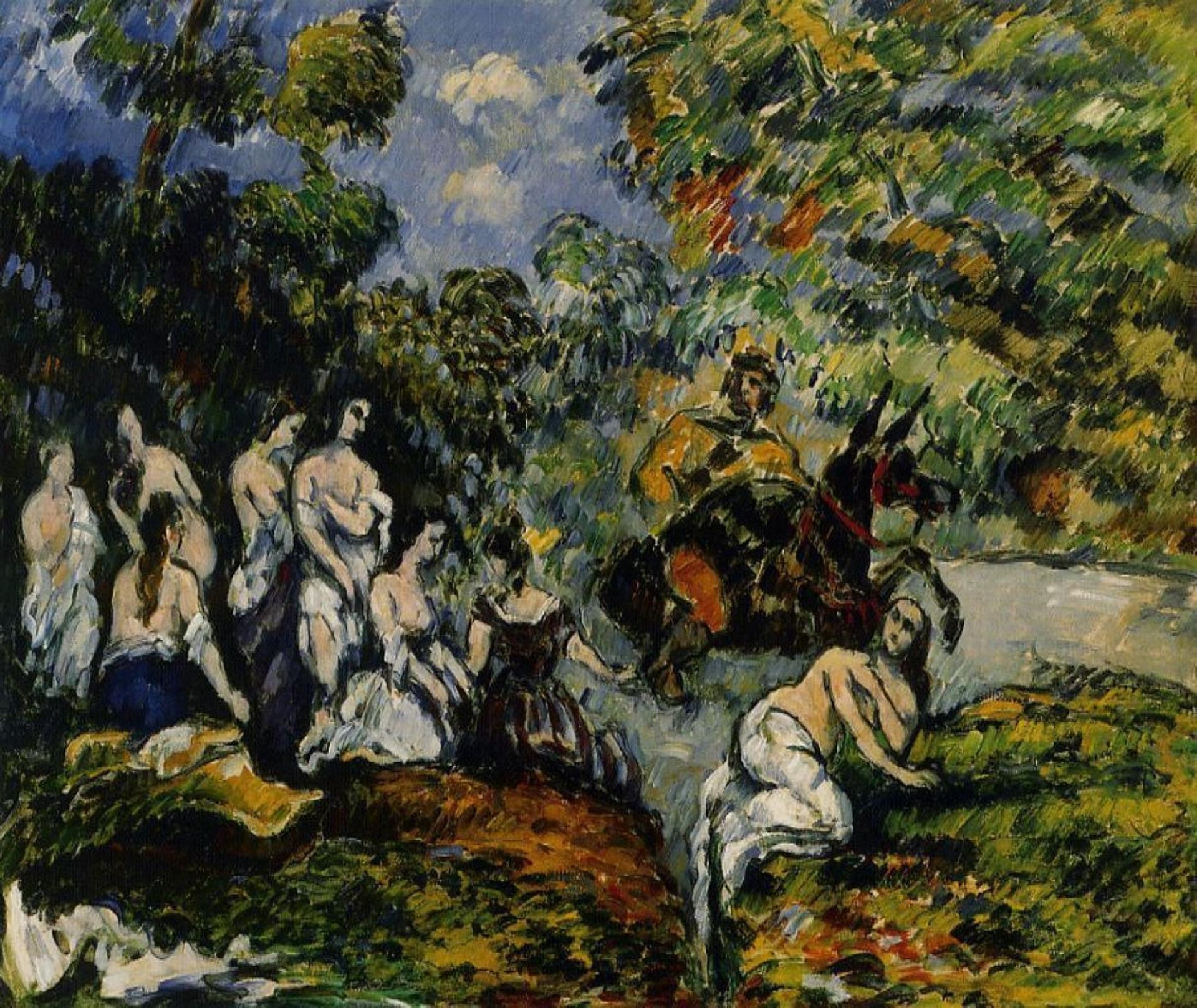 Legendary Scene by Paul Cézanne