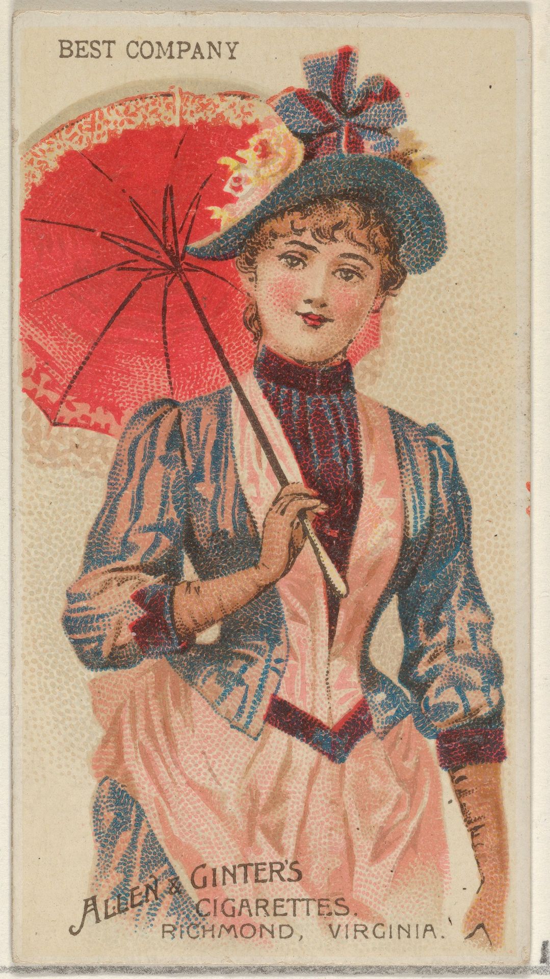 Best Company, from the Parasol Drills series (N18) for Allen & Ginter Cigarettes Brands by Allen & Ginter