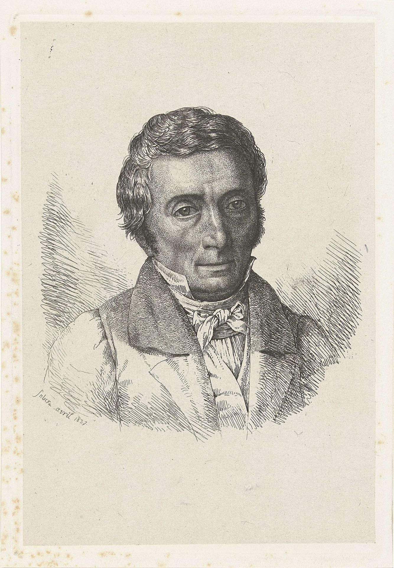 Zelfportret van Frédéric Théodore Faber by Frédéric Théodore Faber
