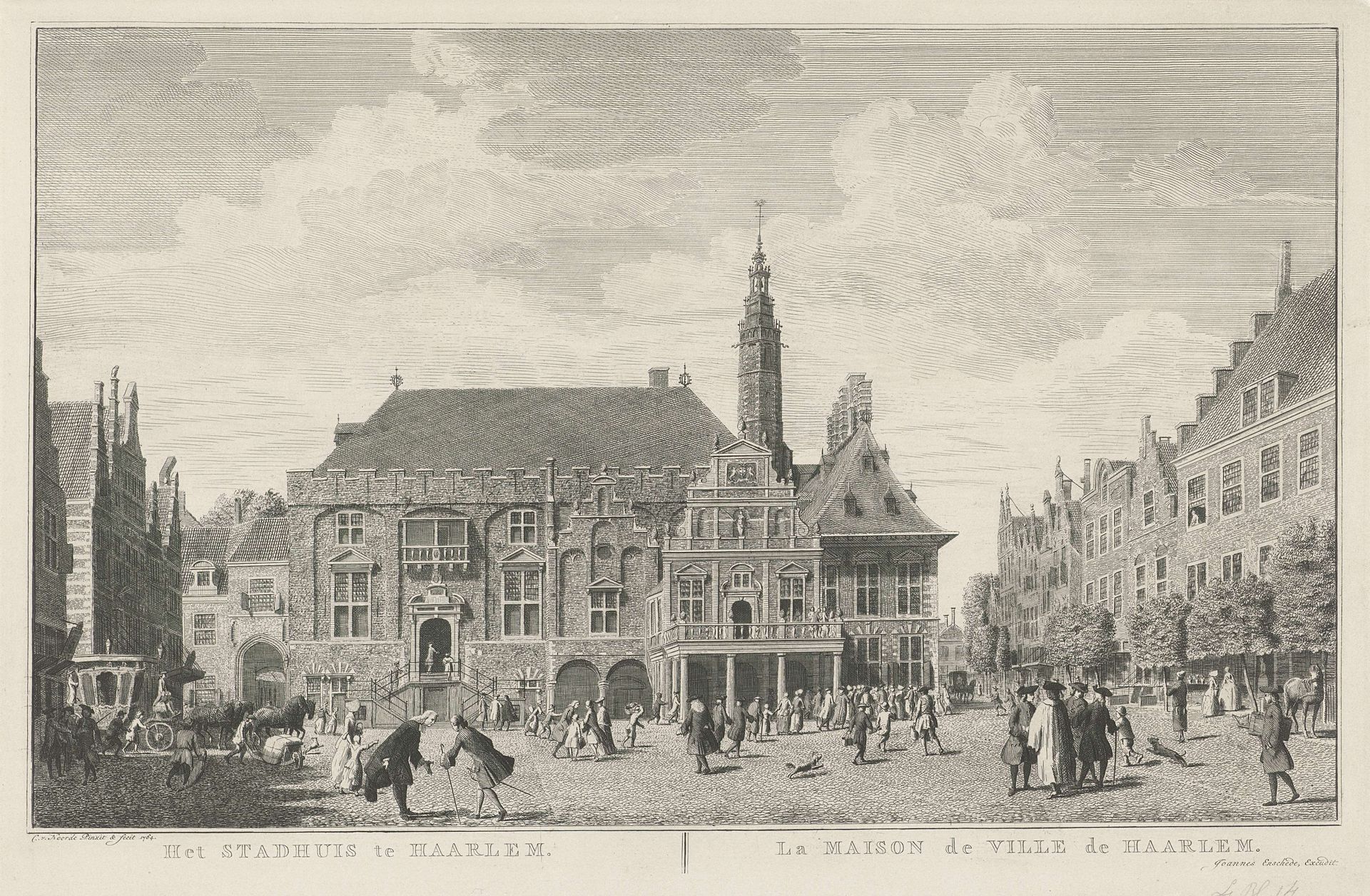 Stadhuis van Haarlem by Cornelis van Noorde