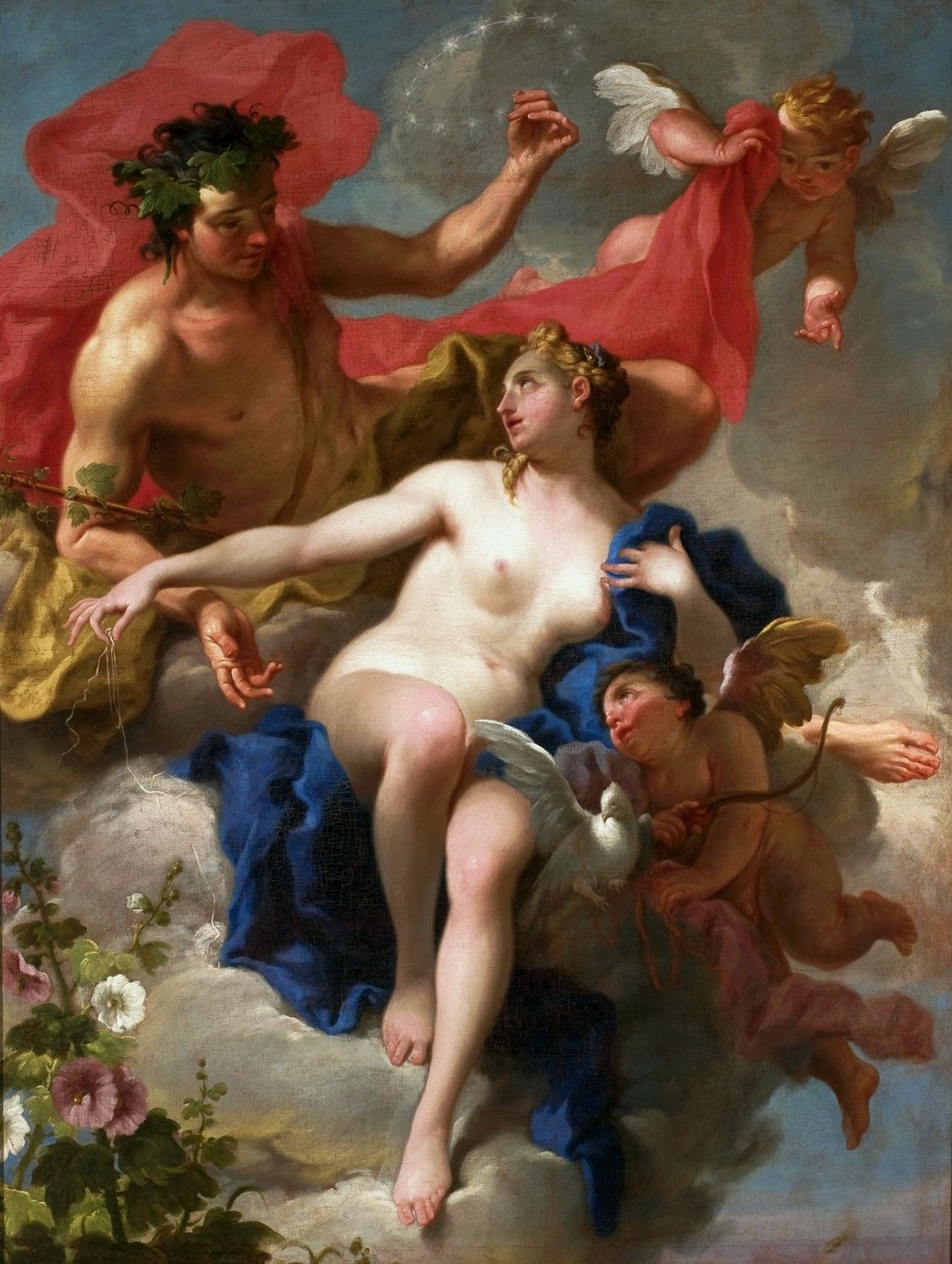 Bacchus and Ariadne by Giambattista Pittoni