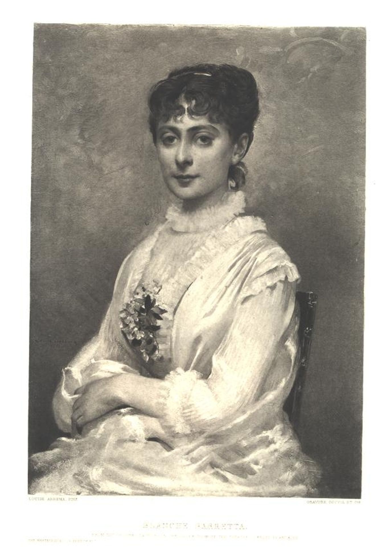 Blanche Barretta by Louise Abbéma
