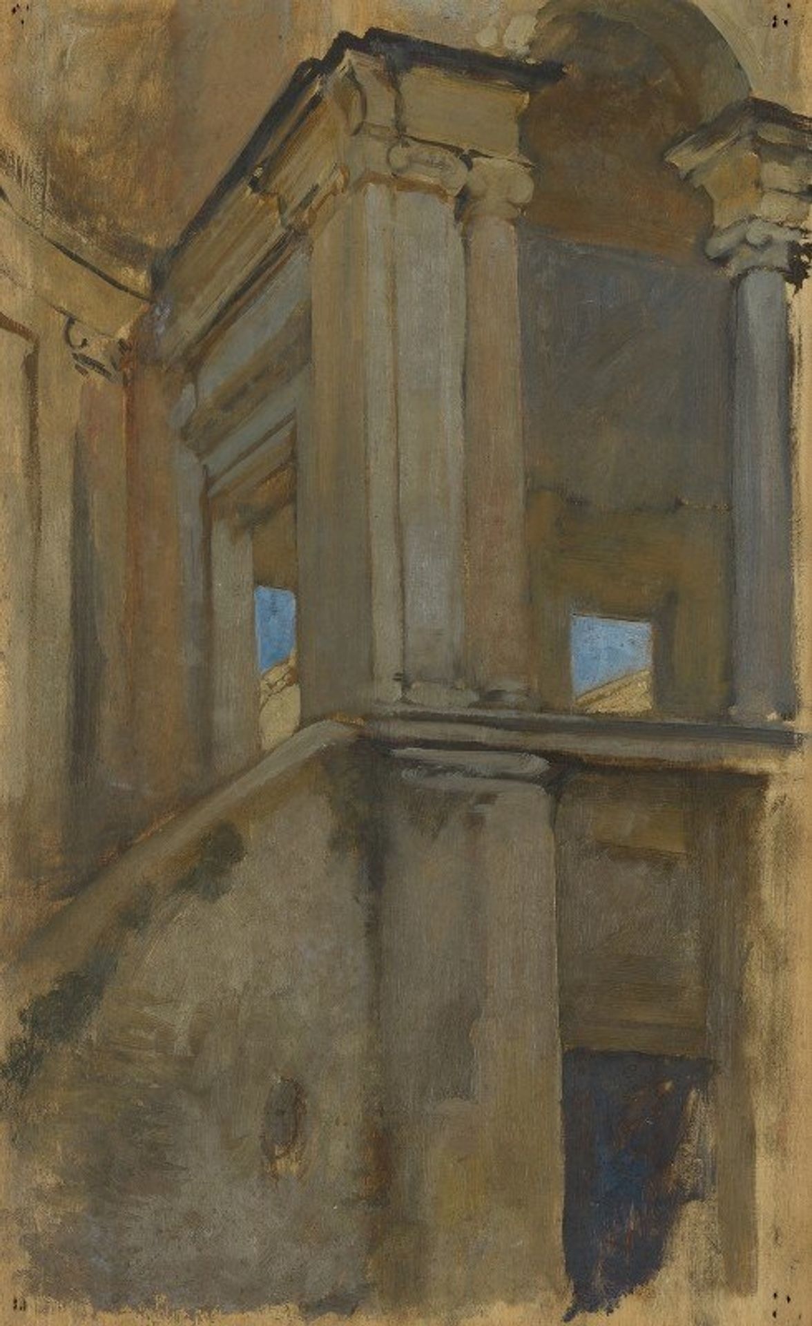 Architectural Study by Edwin Austin Abbey