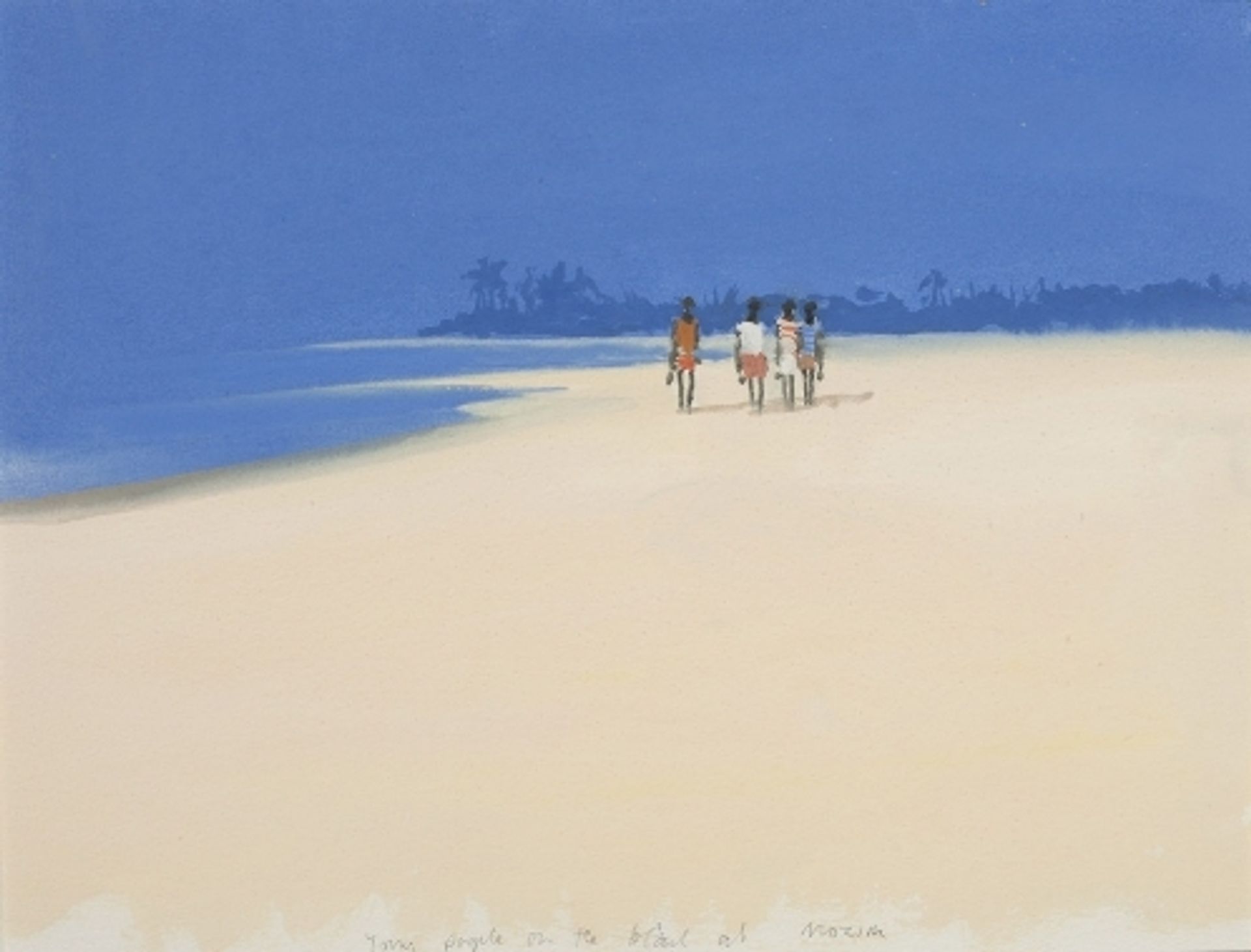 Morjim Beach, Goa by John Miller