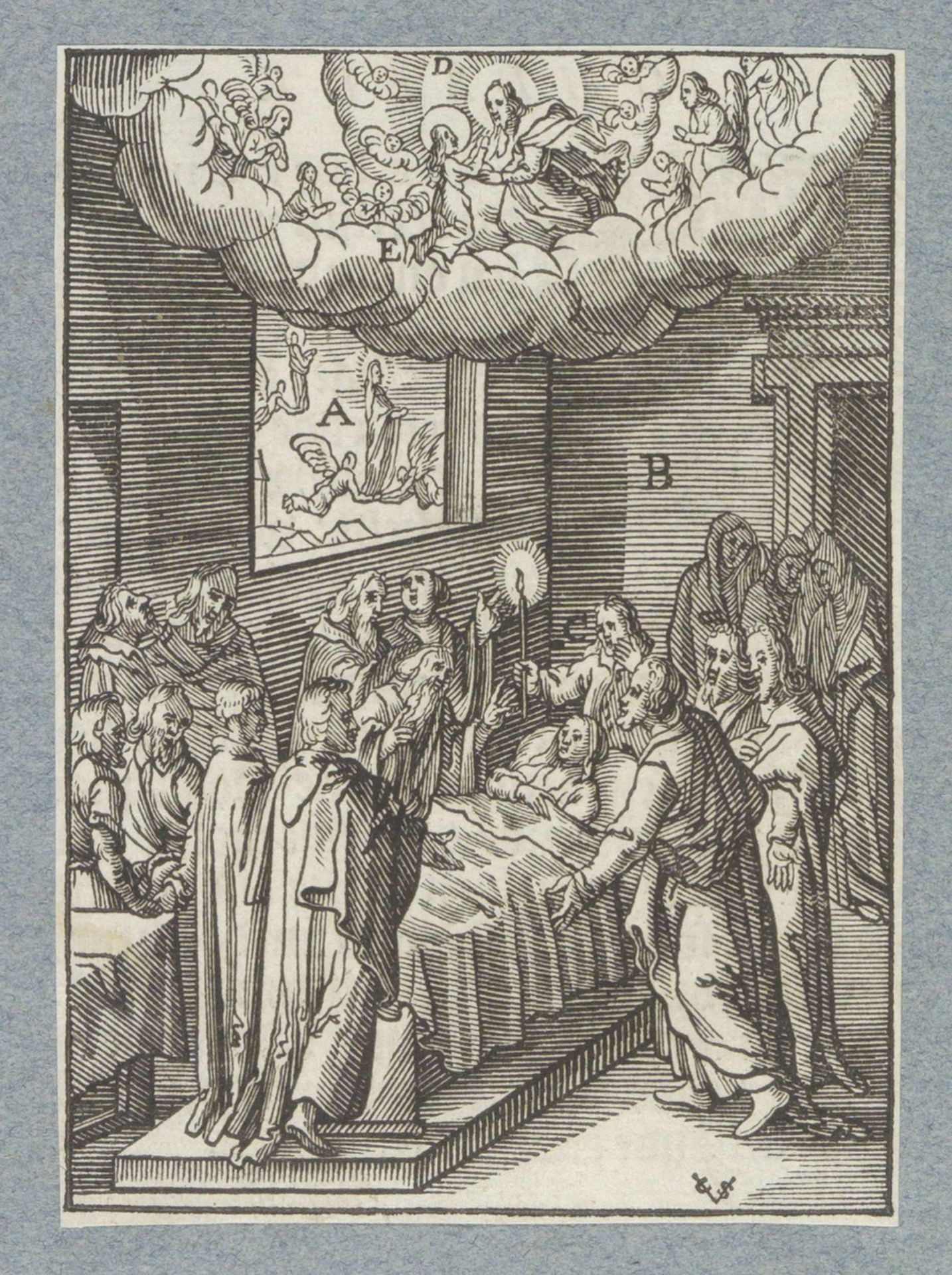 Dood van Maria by Christoffel van (II) Sichem