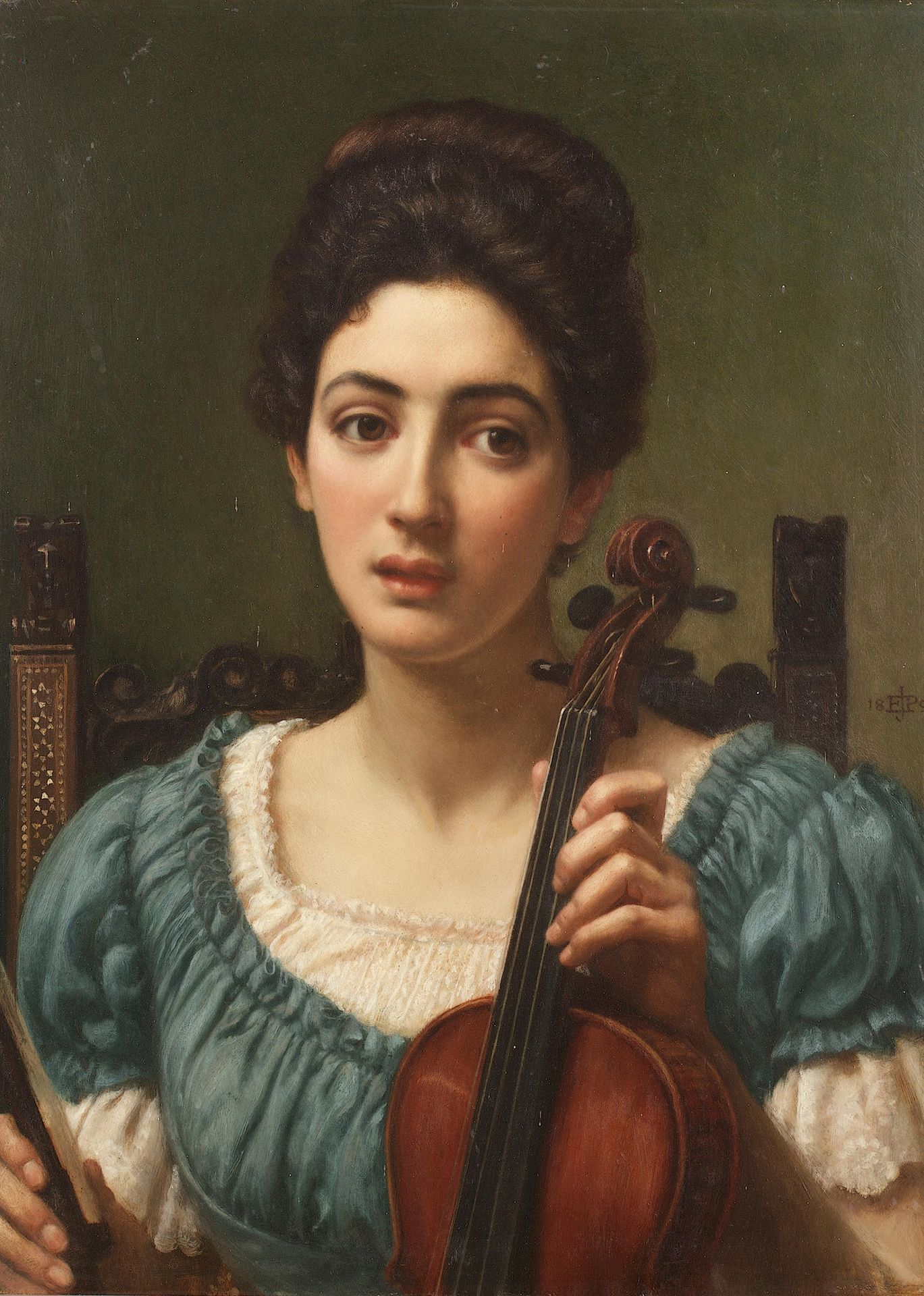 The Violinist by Edward John Poynter