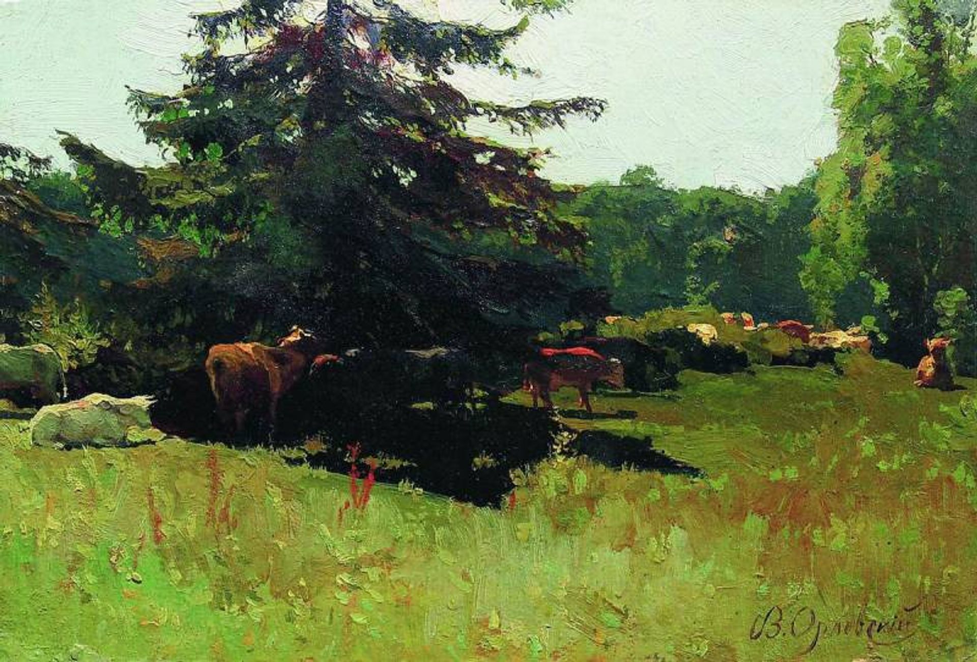 Edge of a wood by Volodymyr Orlovsky