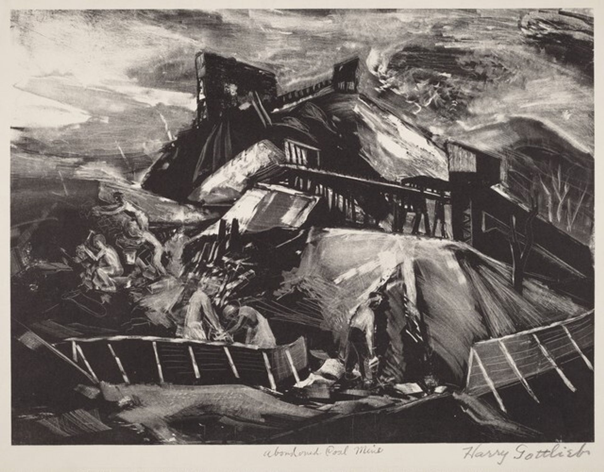 Abandoned Coal Mine by Harry Gottlieb