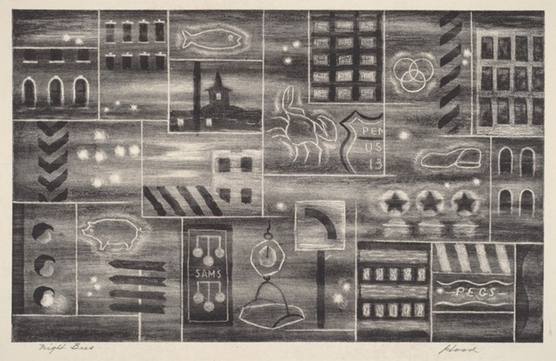 Night Bus by Thomas Richard Hood