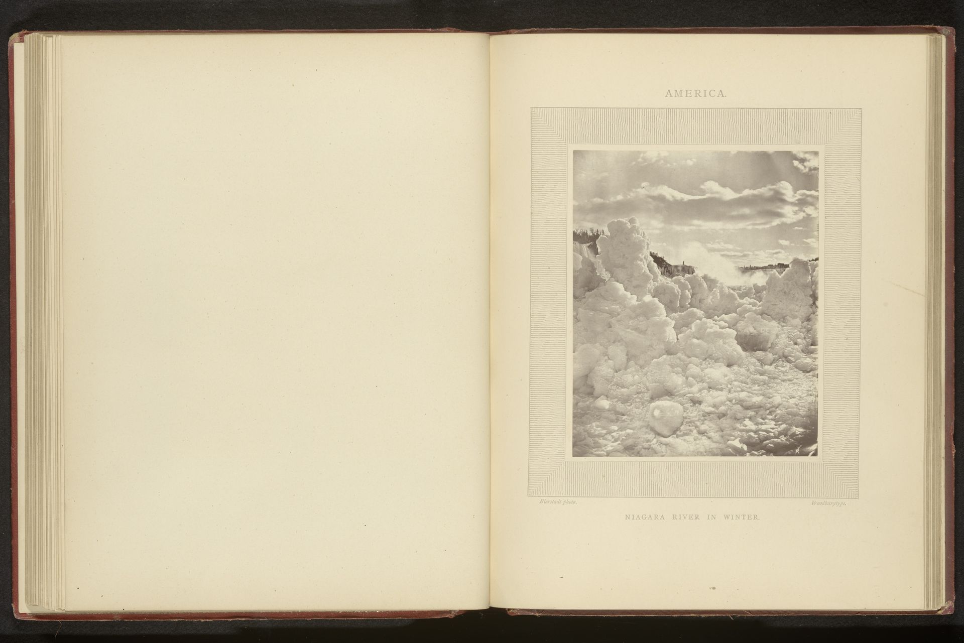 IJsbrokken in de Niagara by Edward Bierstadt