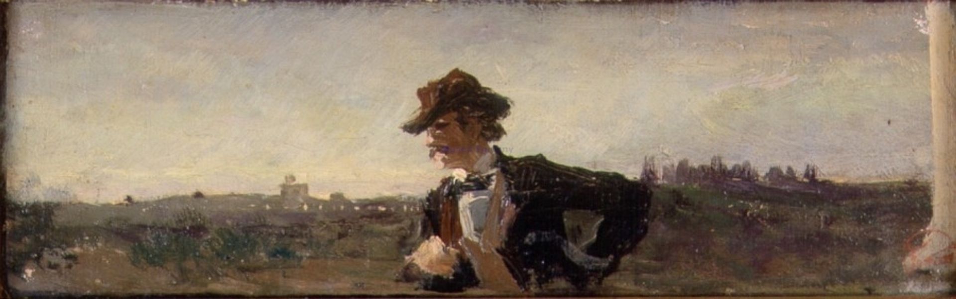 Portrait of the painter Simonetti by Mariano Fortuny Marsal