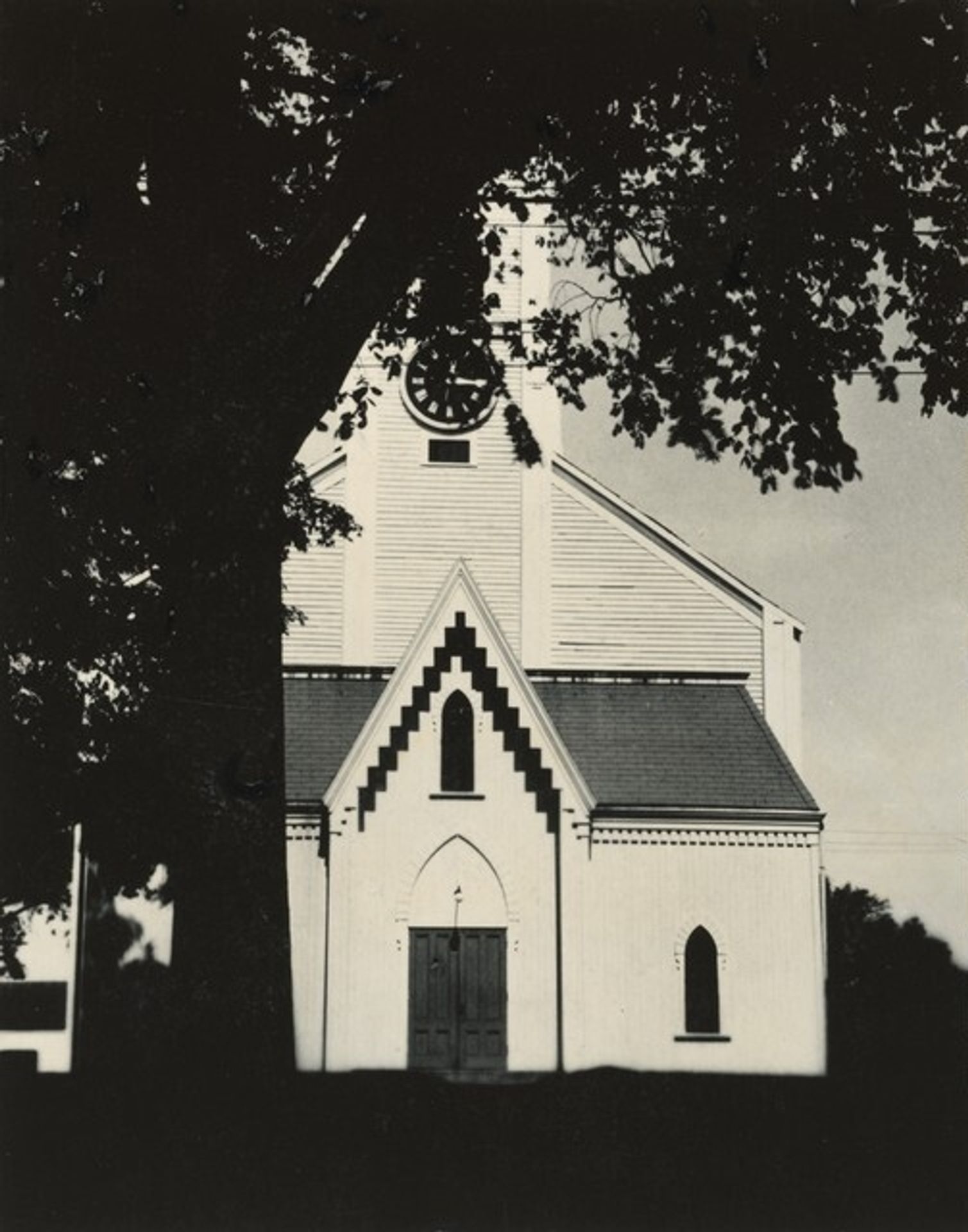Church and Tree by Dorothy Norman