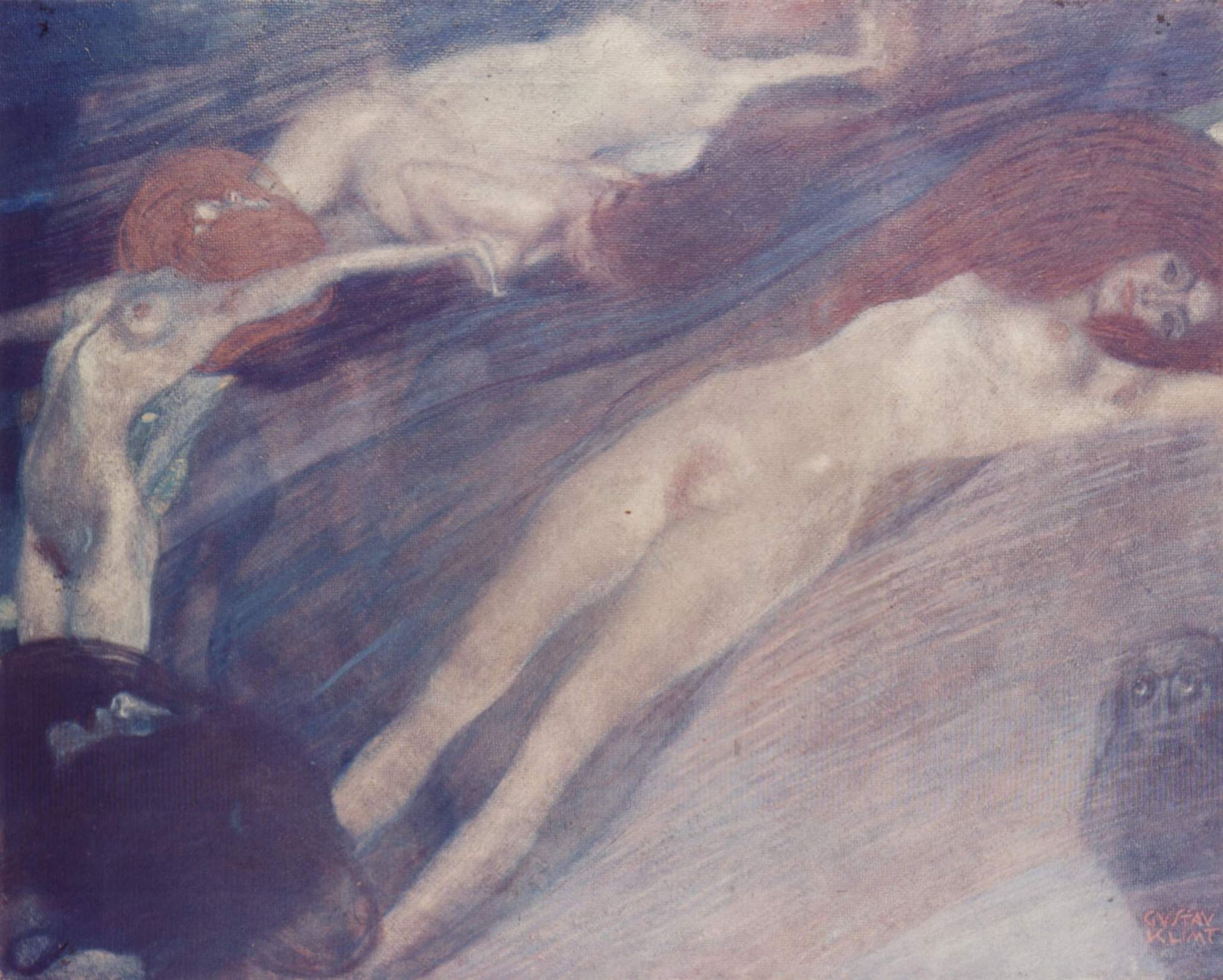 Bewegte Wasser by Gustav Klimt