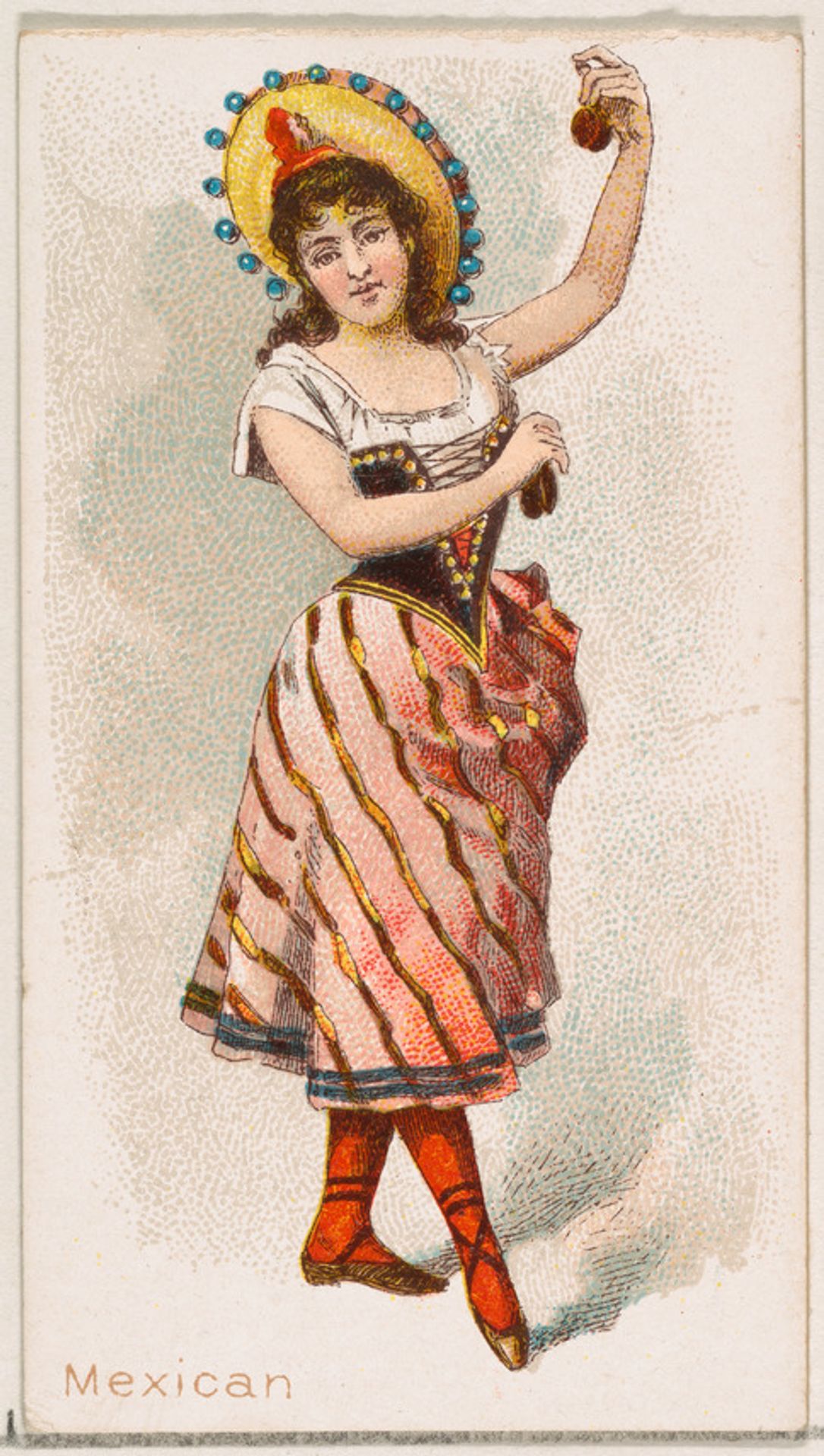 Mexican Dancer, from the Dancing Women series (N186) issued by Wm. S. Kimball & Co. by William S. Kimball & Company