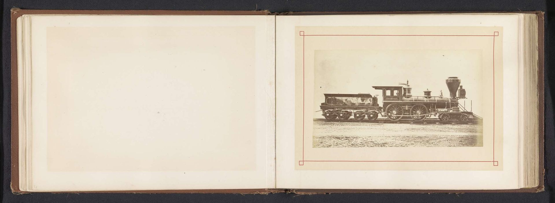 Stoomlocomotief by George Gardner Rockwood